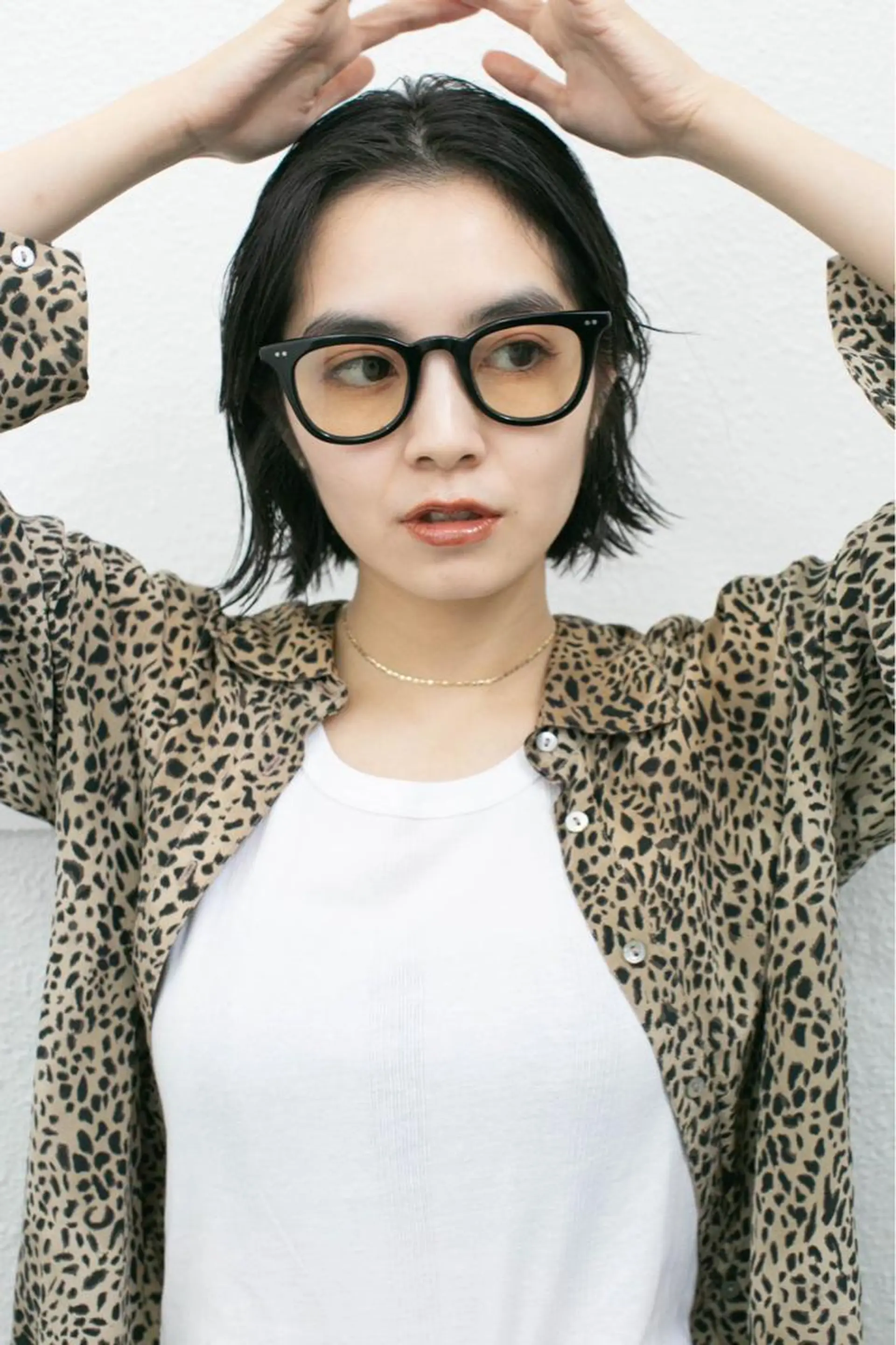 ショート カラー カット トリートメント パーマ/レイヤー 岩山丈一郎のヘアスタイル