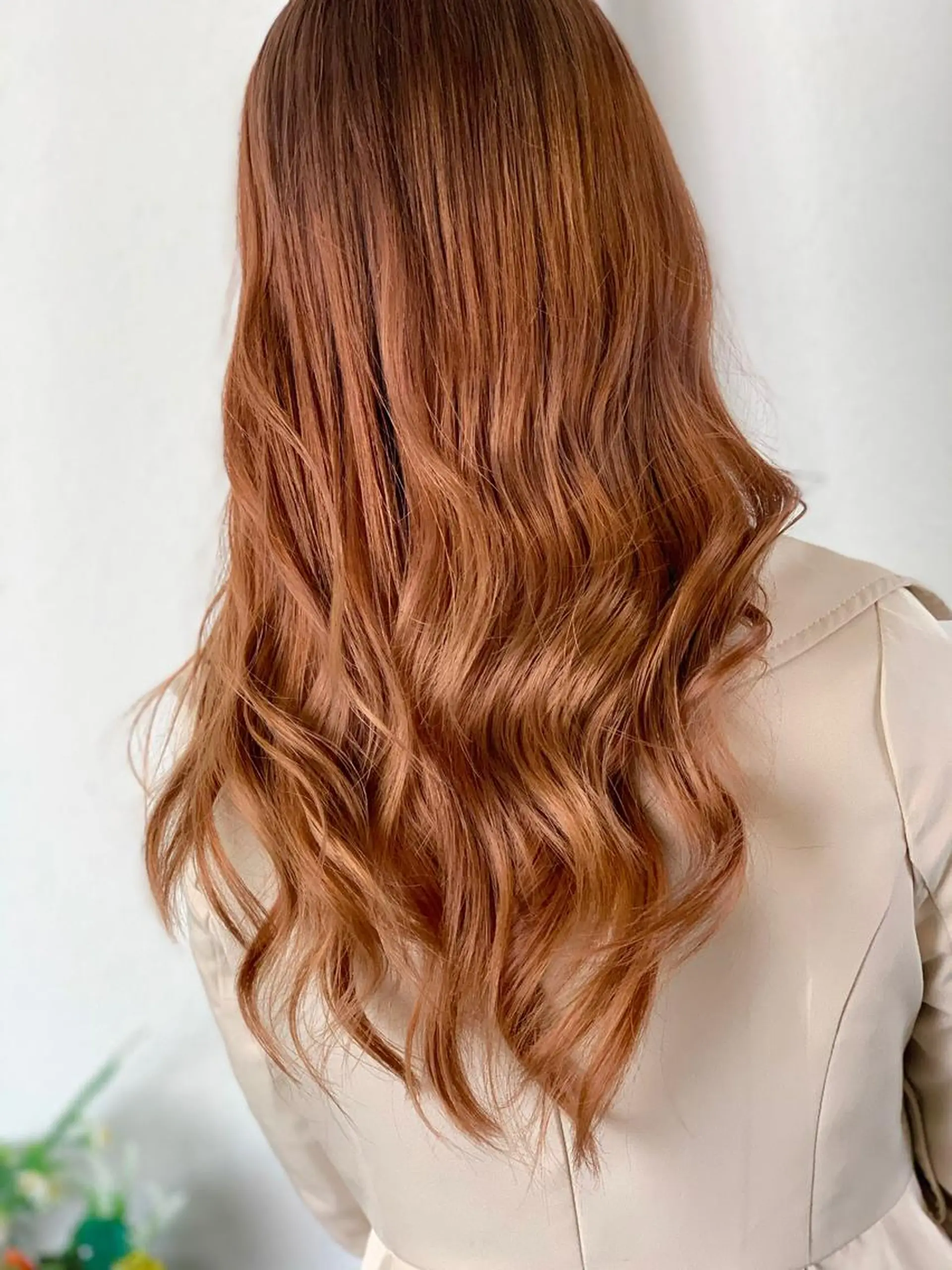 セミロング ヘアカラー ブリーチ毛に縮毛矯正 ✨カラー✨山田 正幸のヘアスタイル