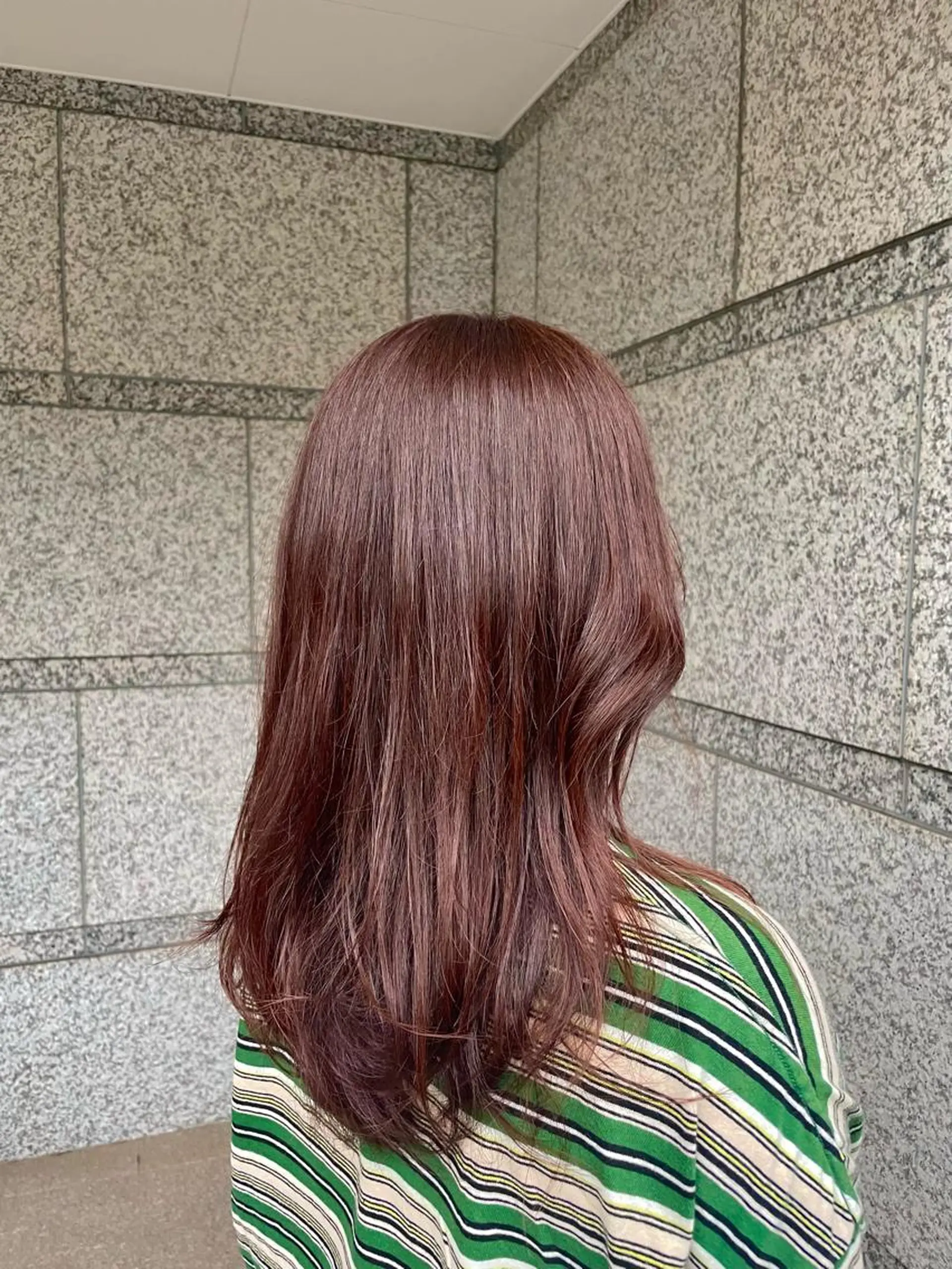 ロング カラー ブリーチ ブリーチなしカラー レッドカラー ハイトーン/アレンジ 🎀アオイ🎀のヘアスタイル