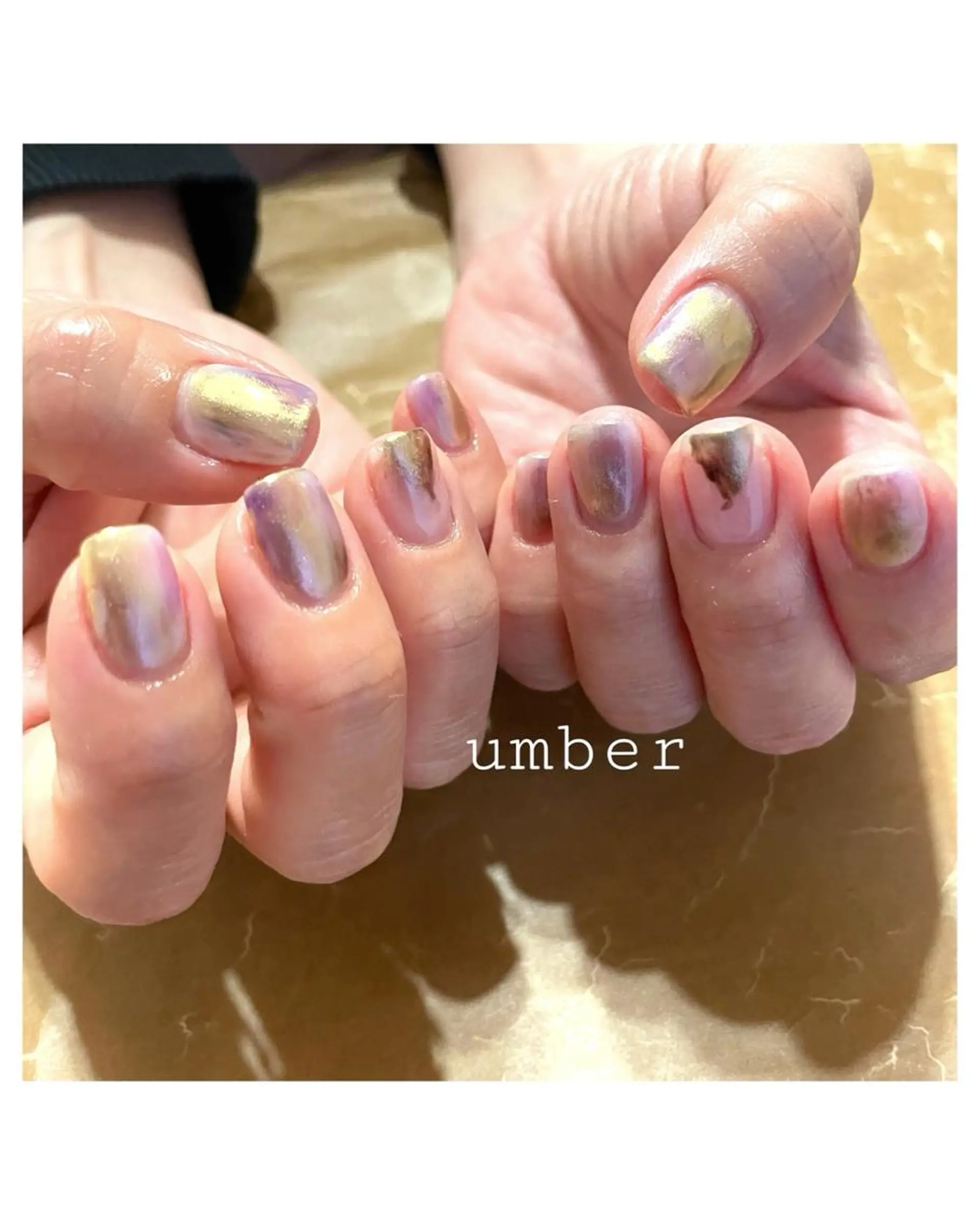 ネイル クリアネイル フラッシュネイル フットネイル フレンチネイル マグネットネイル ハンドネイル umber 三茶1分のネイルデザイン