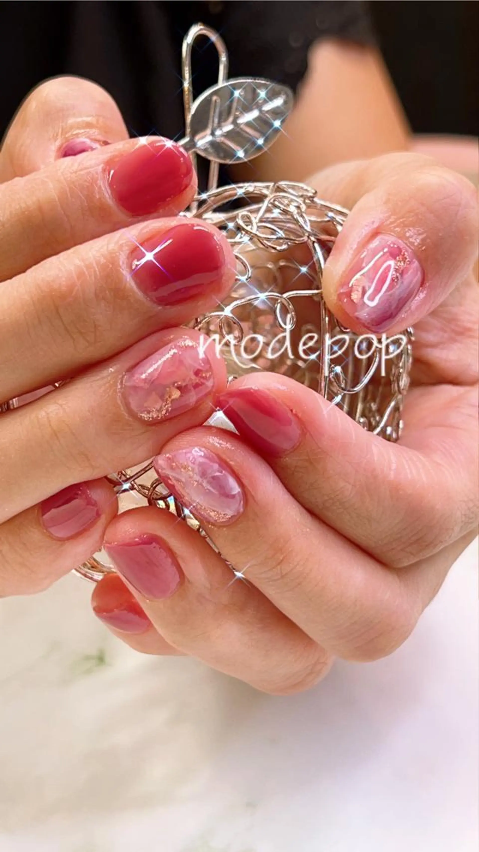 ネイル ジェルネイル ニュアンスネイル パラジェル Maki modepopのその他イメージ