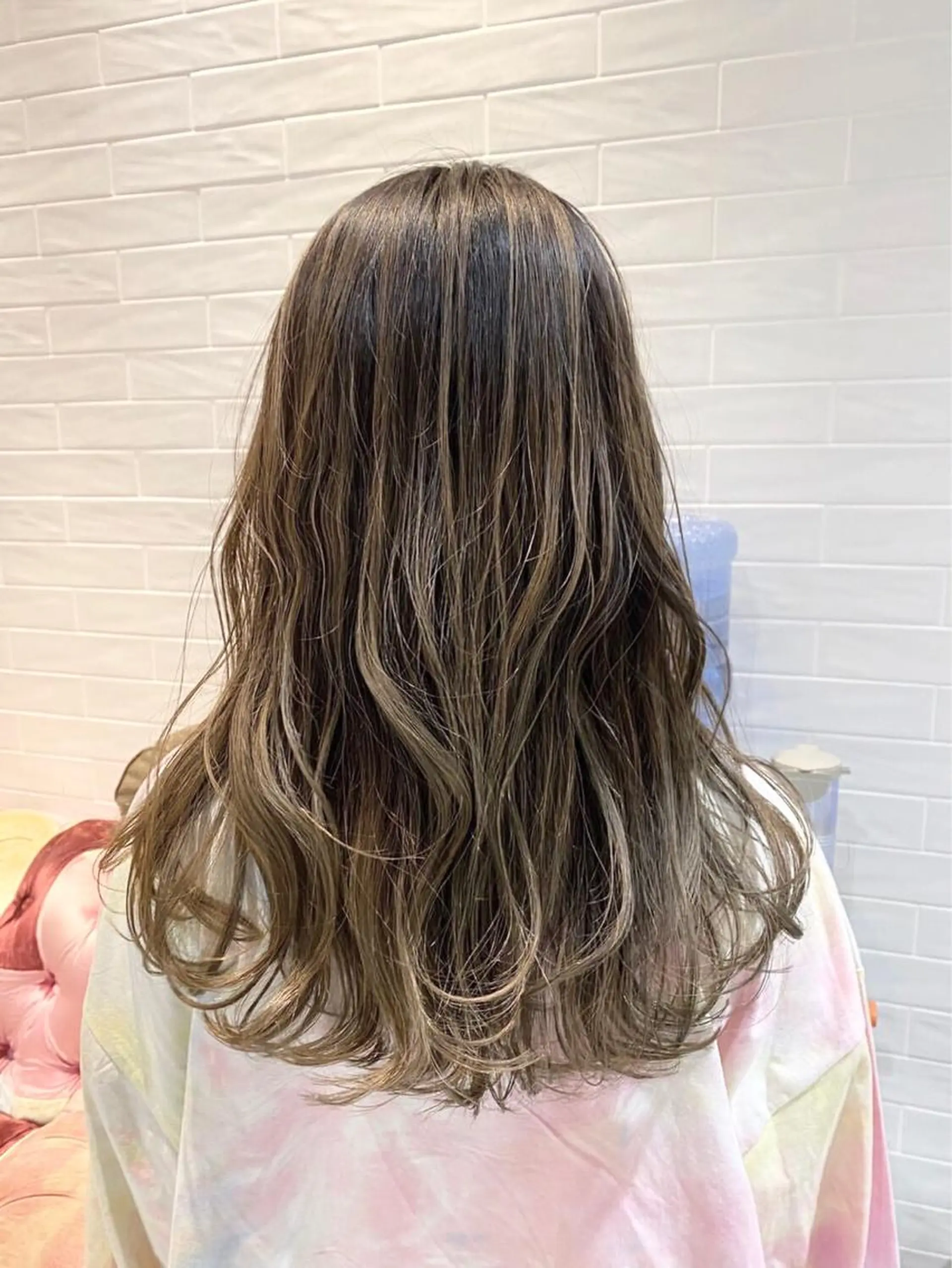 ロング カラー バレイヤージュ レイヤーカット TOPSTYLIST 🇬🇧JIMMYのヘアスタイル