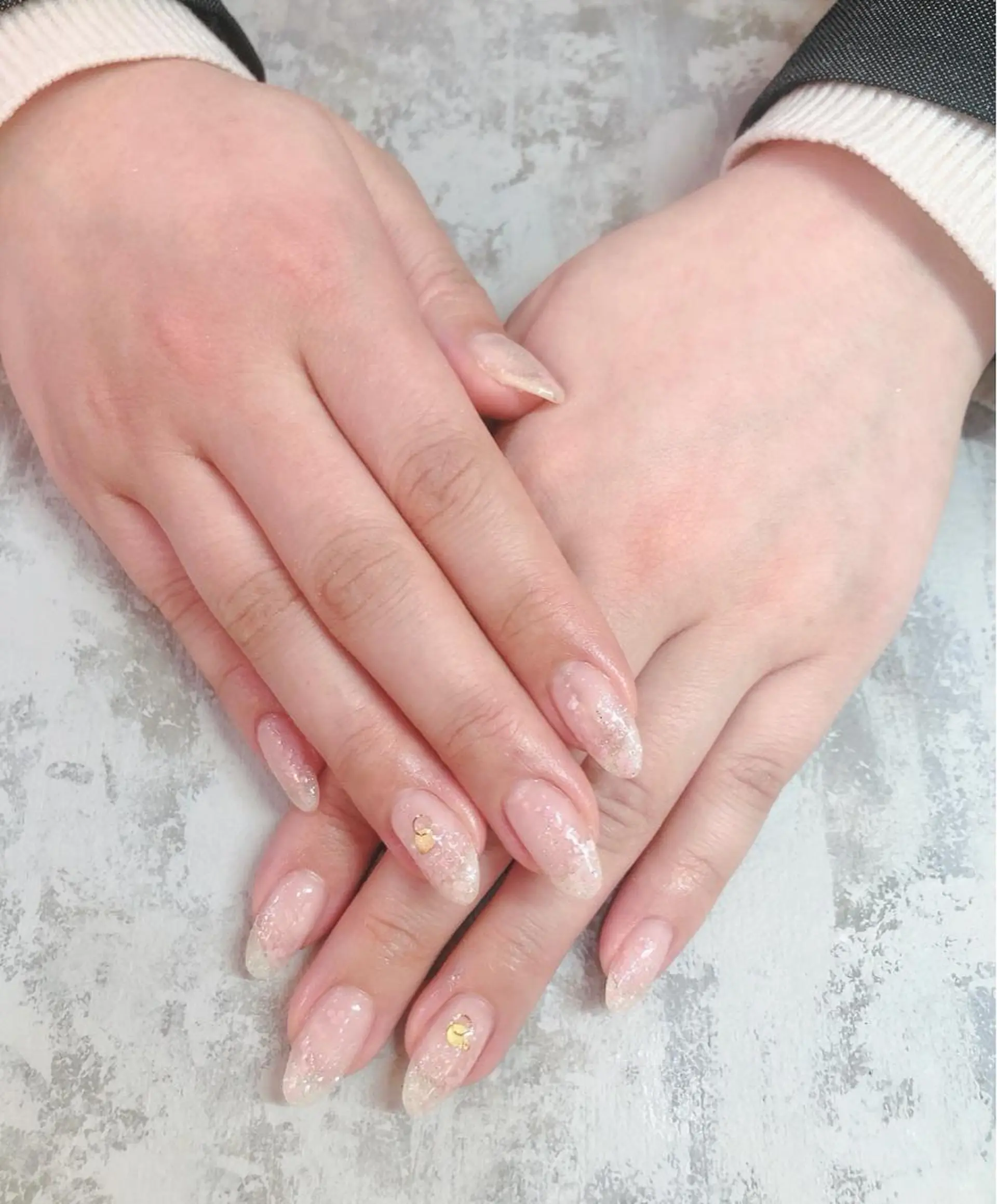 ネイル アートネイル 桜ネイル 春ネイル ♾nail 恵美のマツエク・マツパデザイン