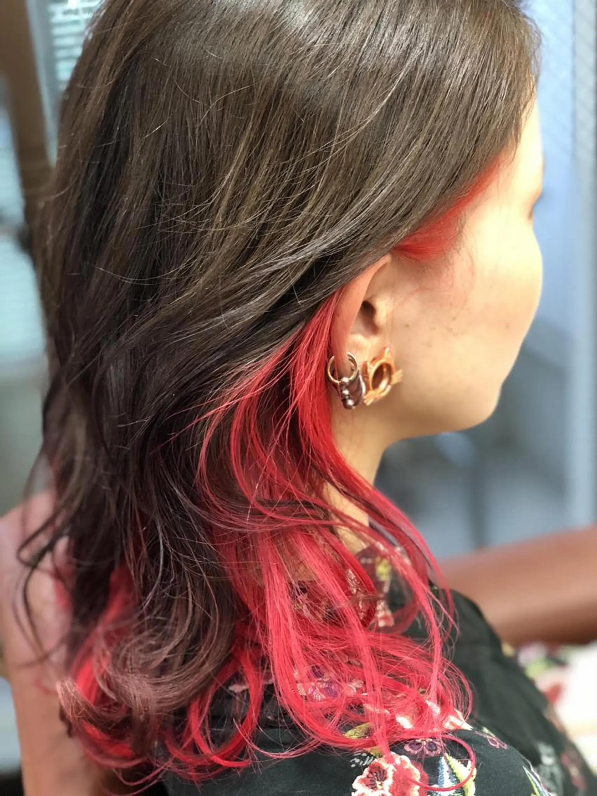 セミロング ヘアカラー トリートメント HAIR BRAND Link トアロードのヘアスタイル