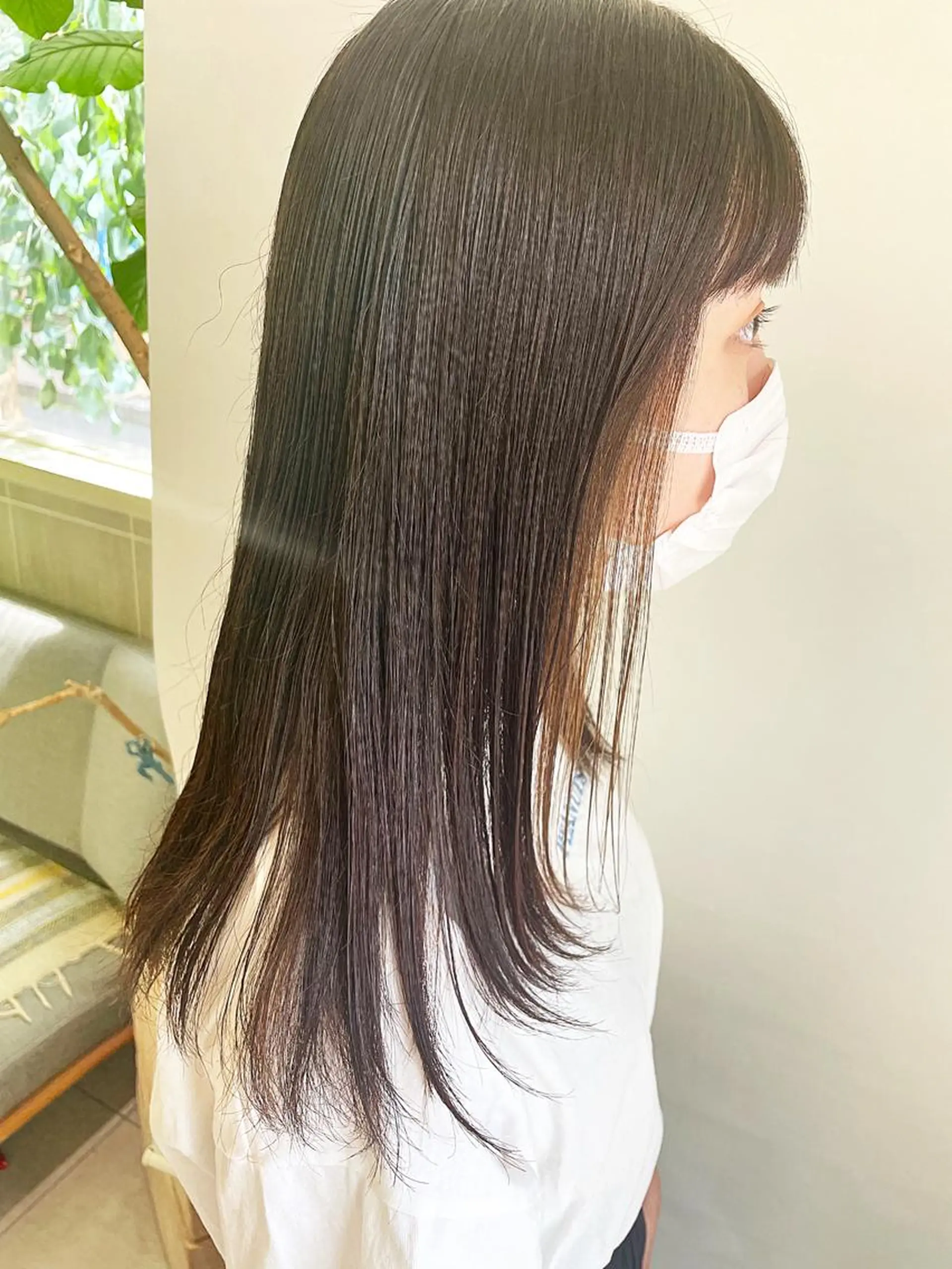 ミディアム カラー ハイライトカラー ハイライト カット ヘアカラー トリートメント 齋藤 咲のヘアスタイル