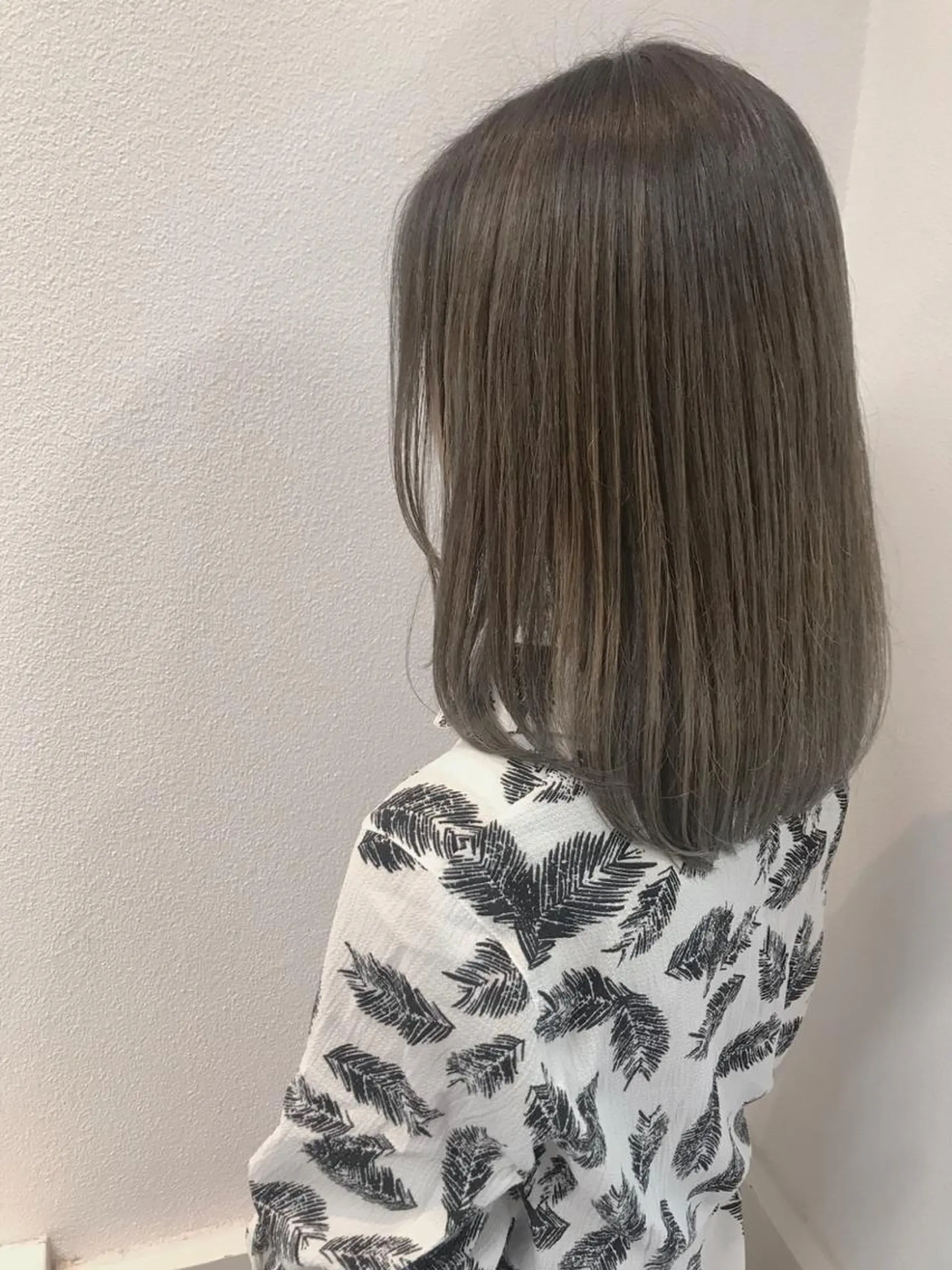 ミディアム カラー ヘアアレンジ ベージュカラー ヘアカラー トリートメント GiseL天神カラー 髪質改善/ブリーチのヘアスタイル