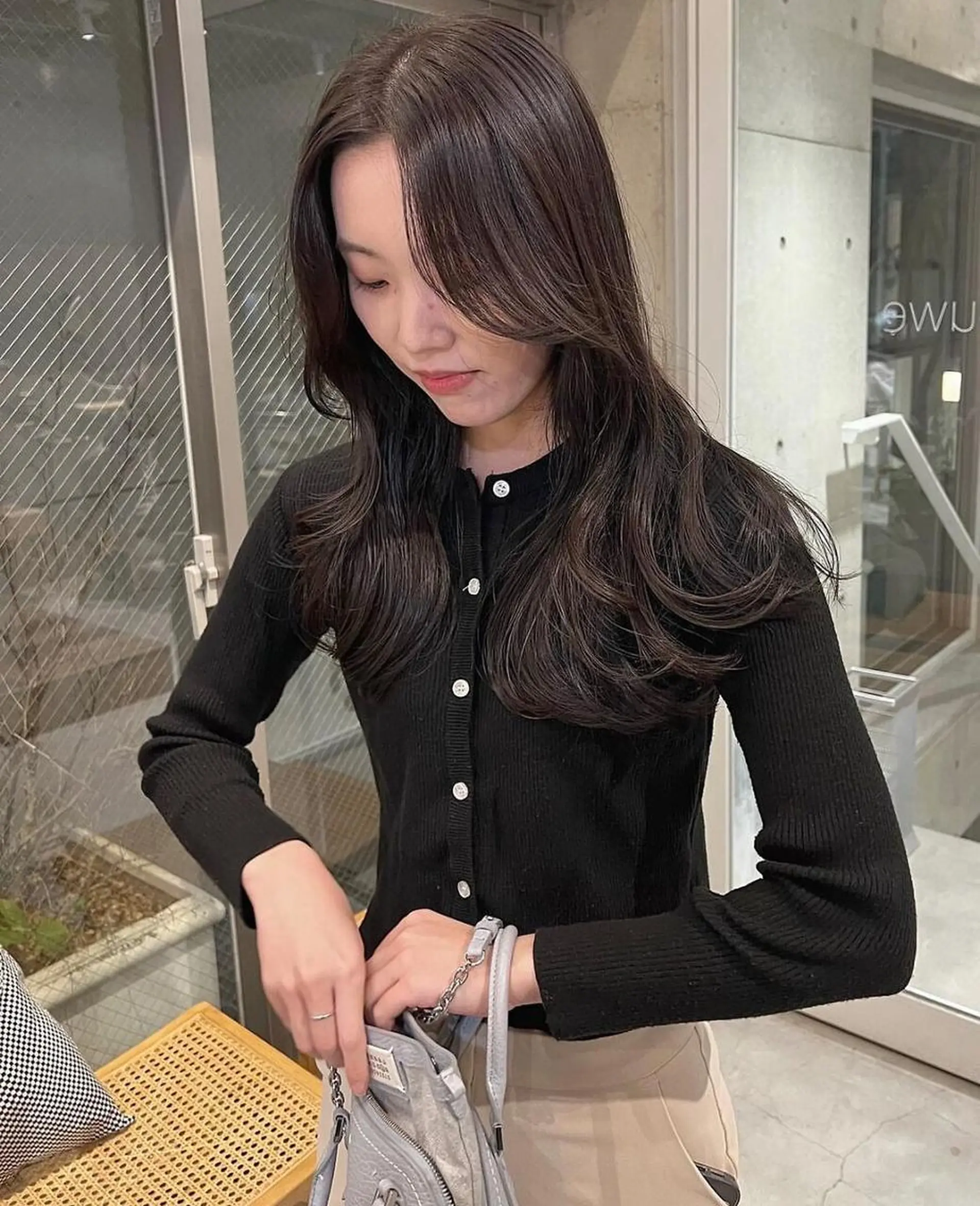 ロング 🎀韓国/艶髪/暗髪 🎀 柚月🫧立川駅のヘアスタイル