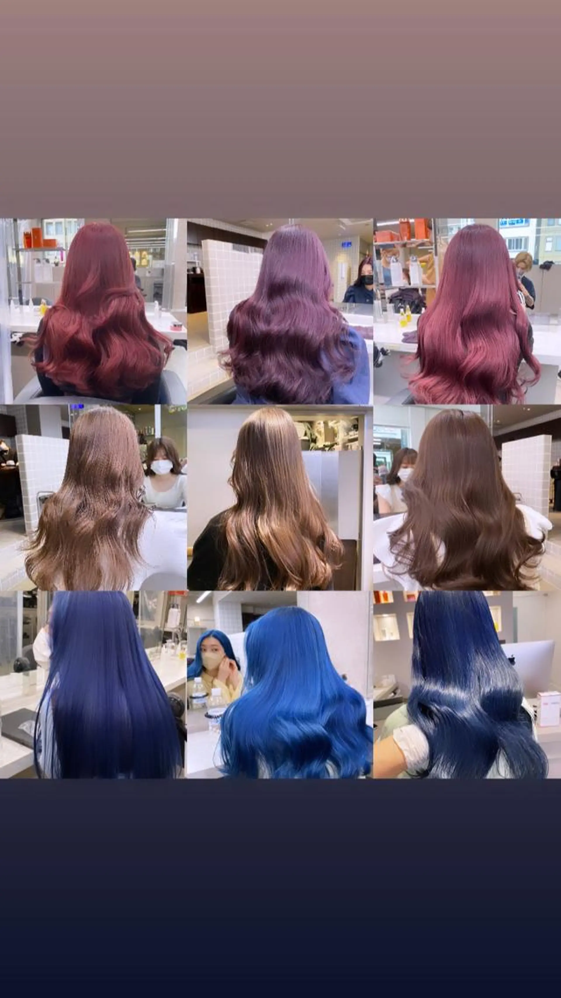 ミディアム カラー ヘアカラー トリートメント ヘアセット 韓国/トレンド レイヤー【101】のヘアスタイル