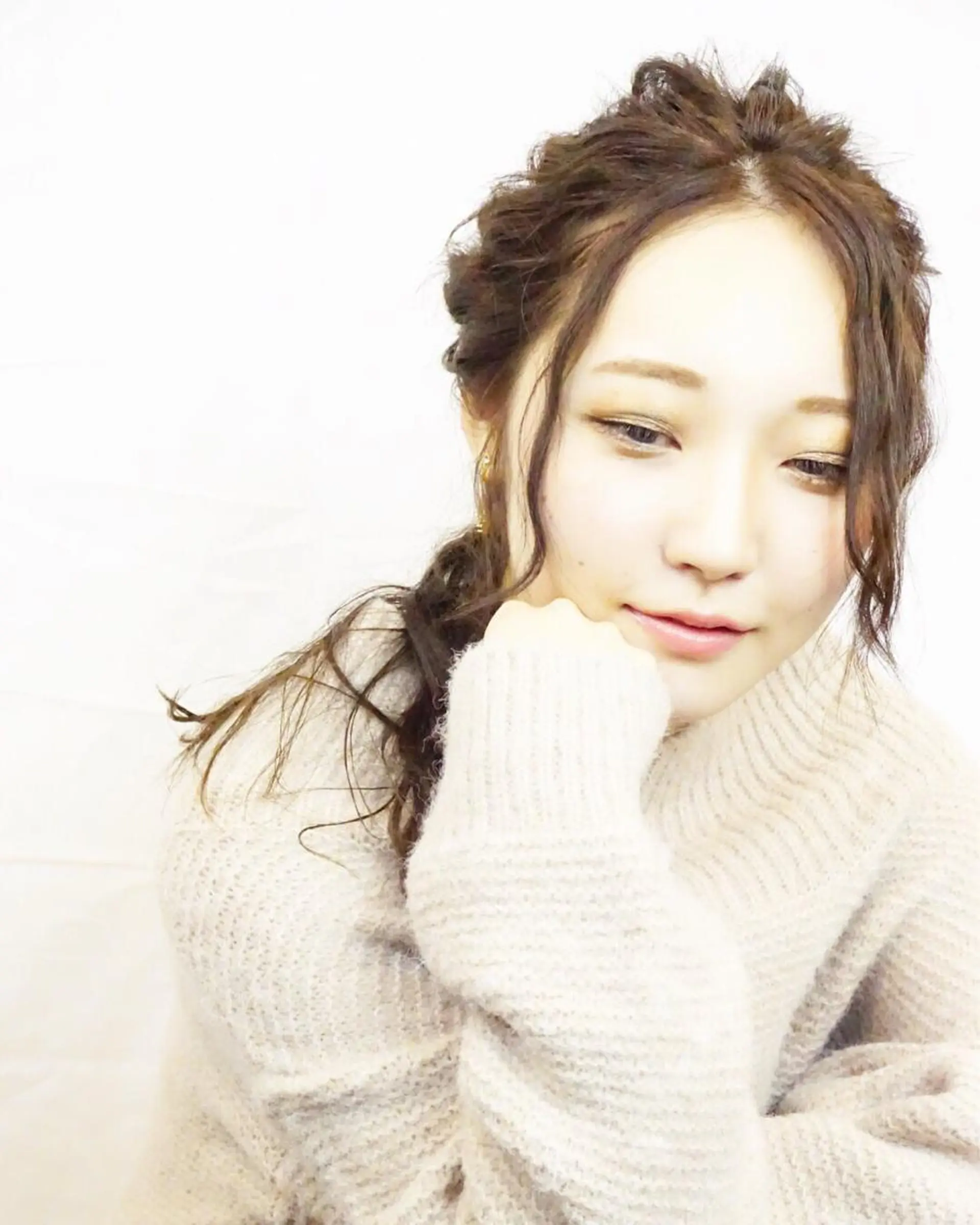 ミディアム ヘアアレンジ swordlief 鶴見店のヘアスタイル