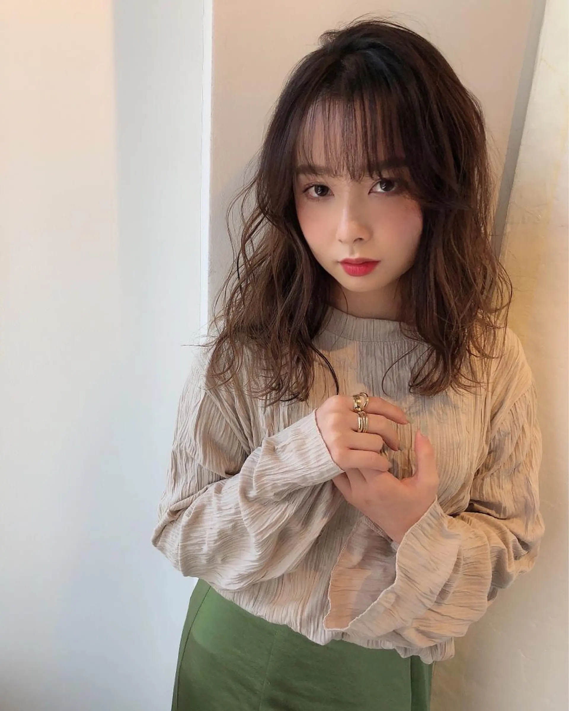 ミディアム eins.hair所属・過去一の柔髪ヘア 🌿einshairのヘアスタイル