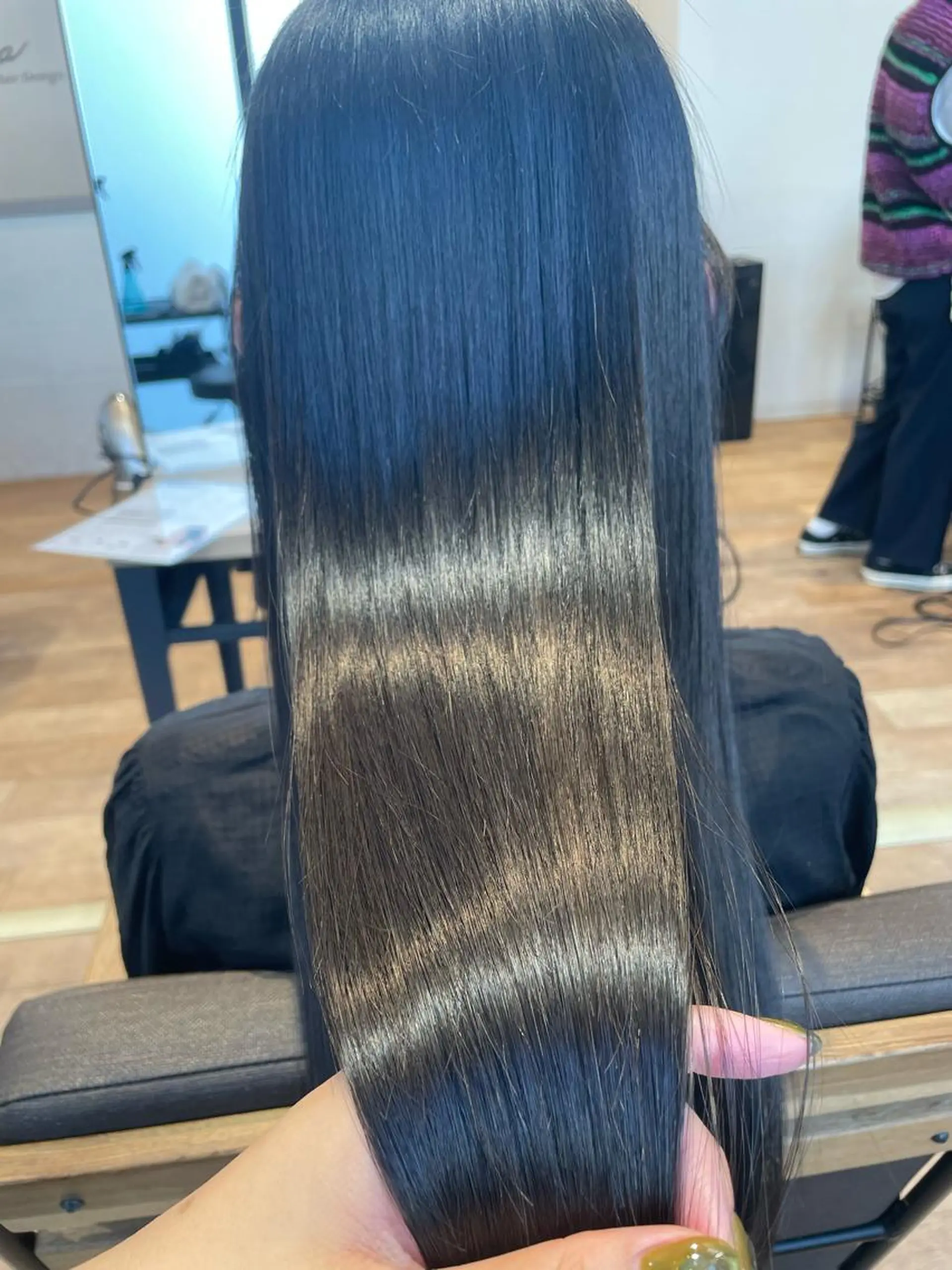 ロング カラー Hair Design lima所属・耳つぼ/クロスパーマ /イシグロのヘアスタイル