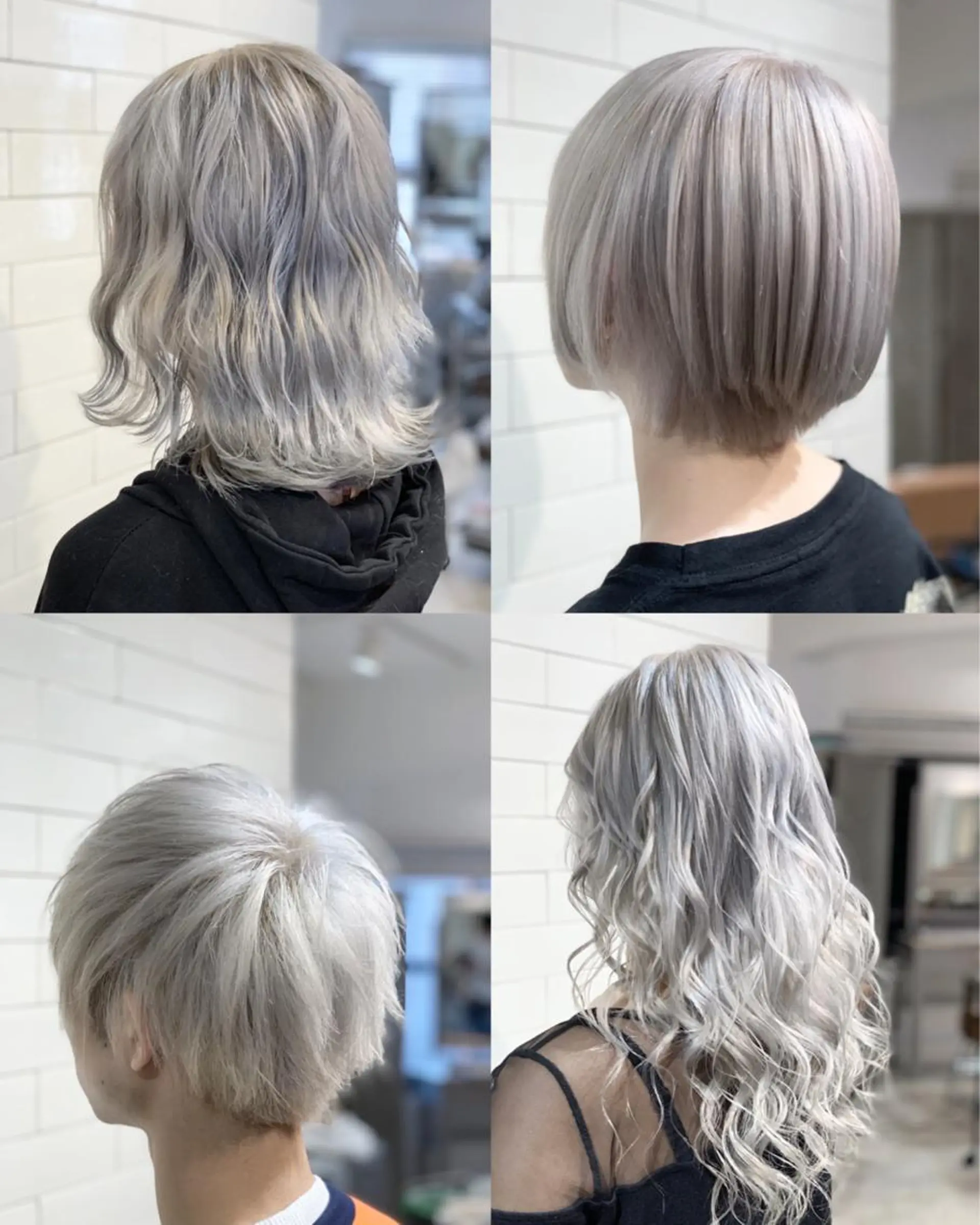 ミディアム カラー ヘアアレンジ メンズ 髪質改善×ハイトーン 中田啄也のヘアスタイル