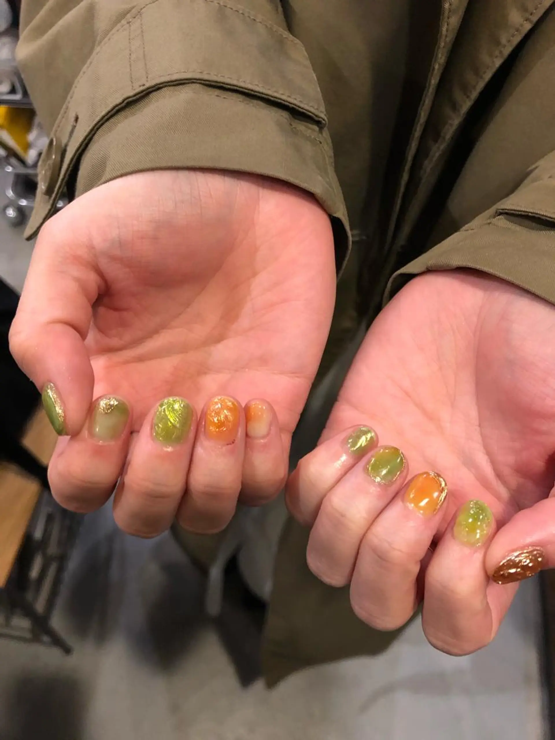 ネイル ニュアンスネイル 春ネイル ハンドネイル muhl by DILL所属・. wakanaのネイルデザイン