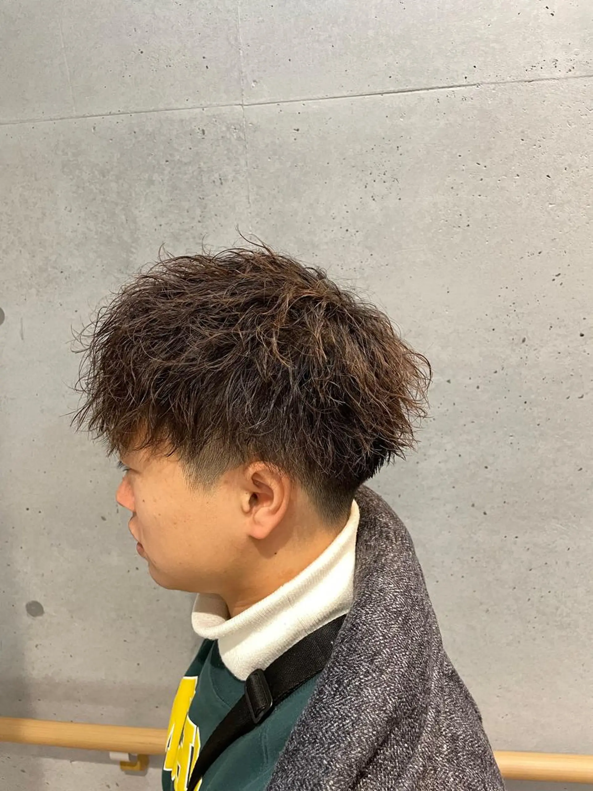 ショート カラー パーマ メンズ カット パーマ 🔥メンズ超特化🔥 青木海斗のヘアスタイル