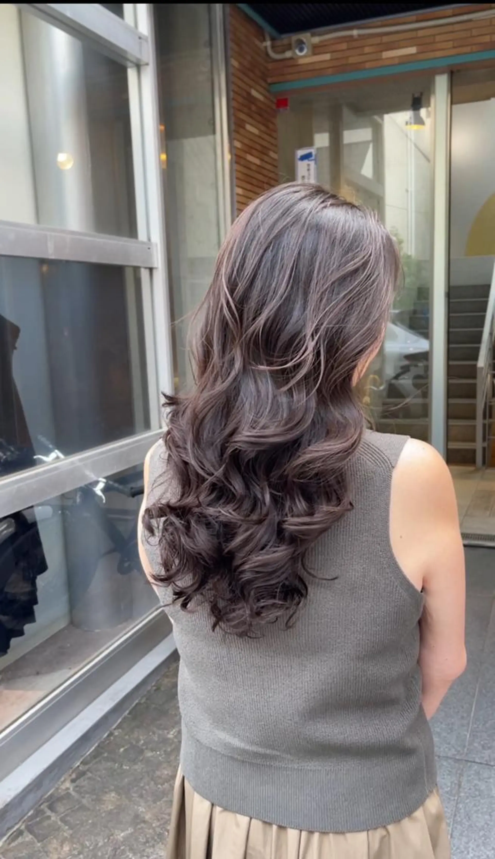 ロング パーマ 水野 斗希好のヘアスタイル