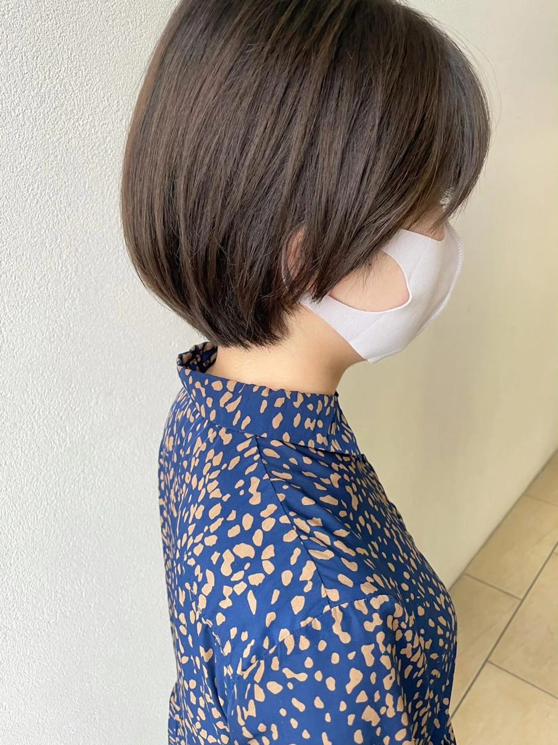 ショート カラー アッシュ アッシュブラウン ブラウンカラー ヘアカラー 沢田 瞳のヘアスタイル