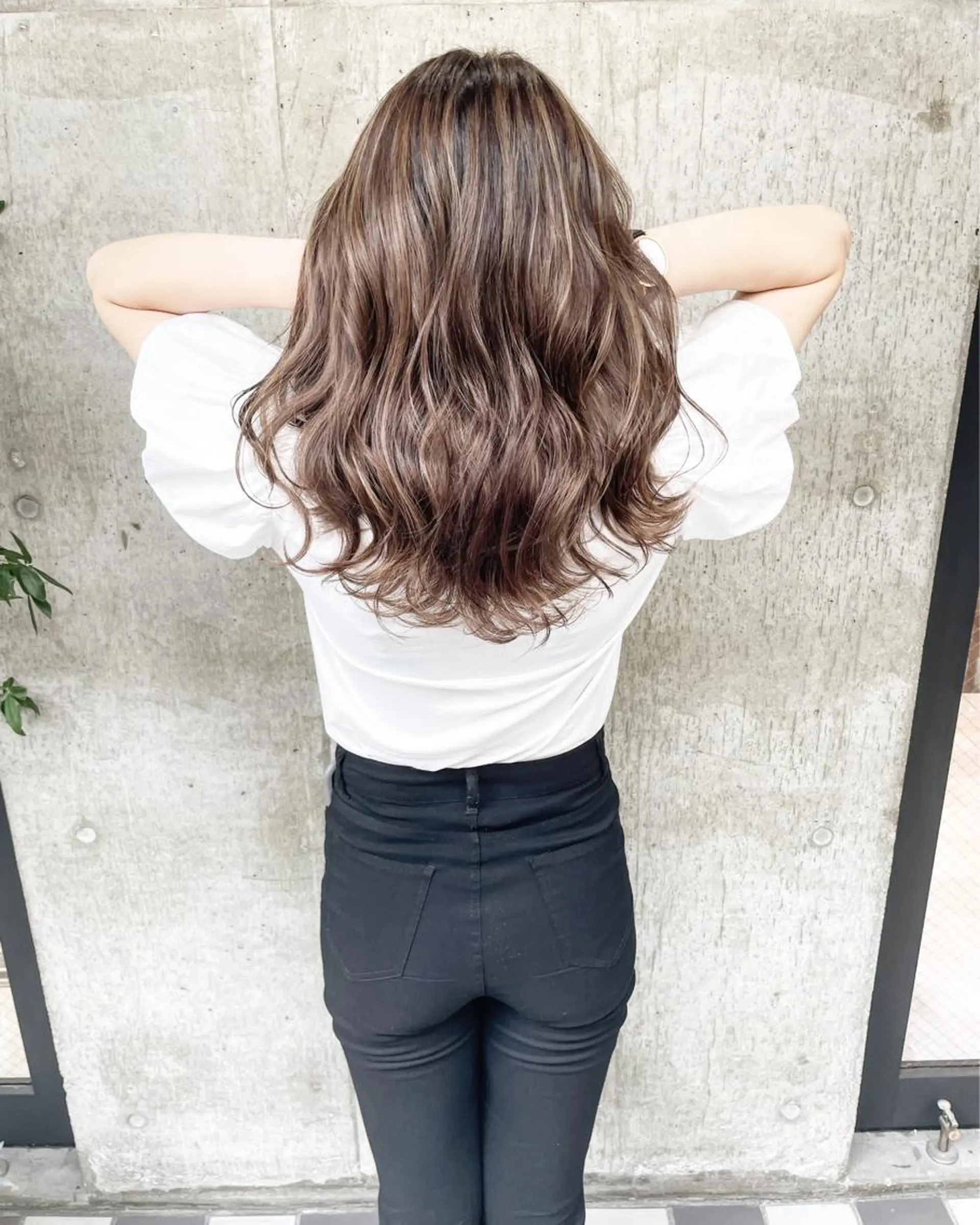 ロング カラー ヘアアレンジ ヘアカラー TATSUYA アートディレクターのヘアスタイル