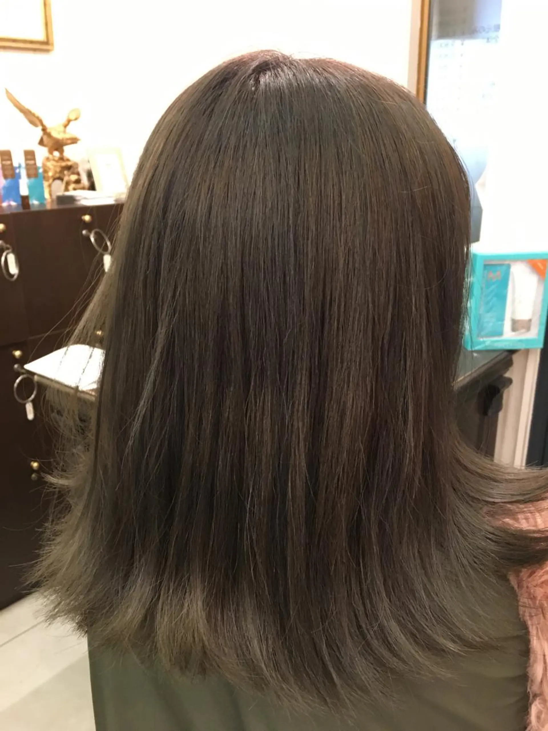 ミディアム セミロング 永井大樹✨ 透明感カラー✨のヘアスタイル