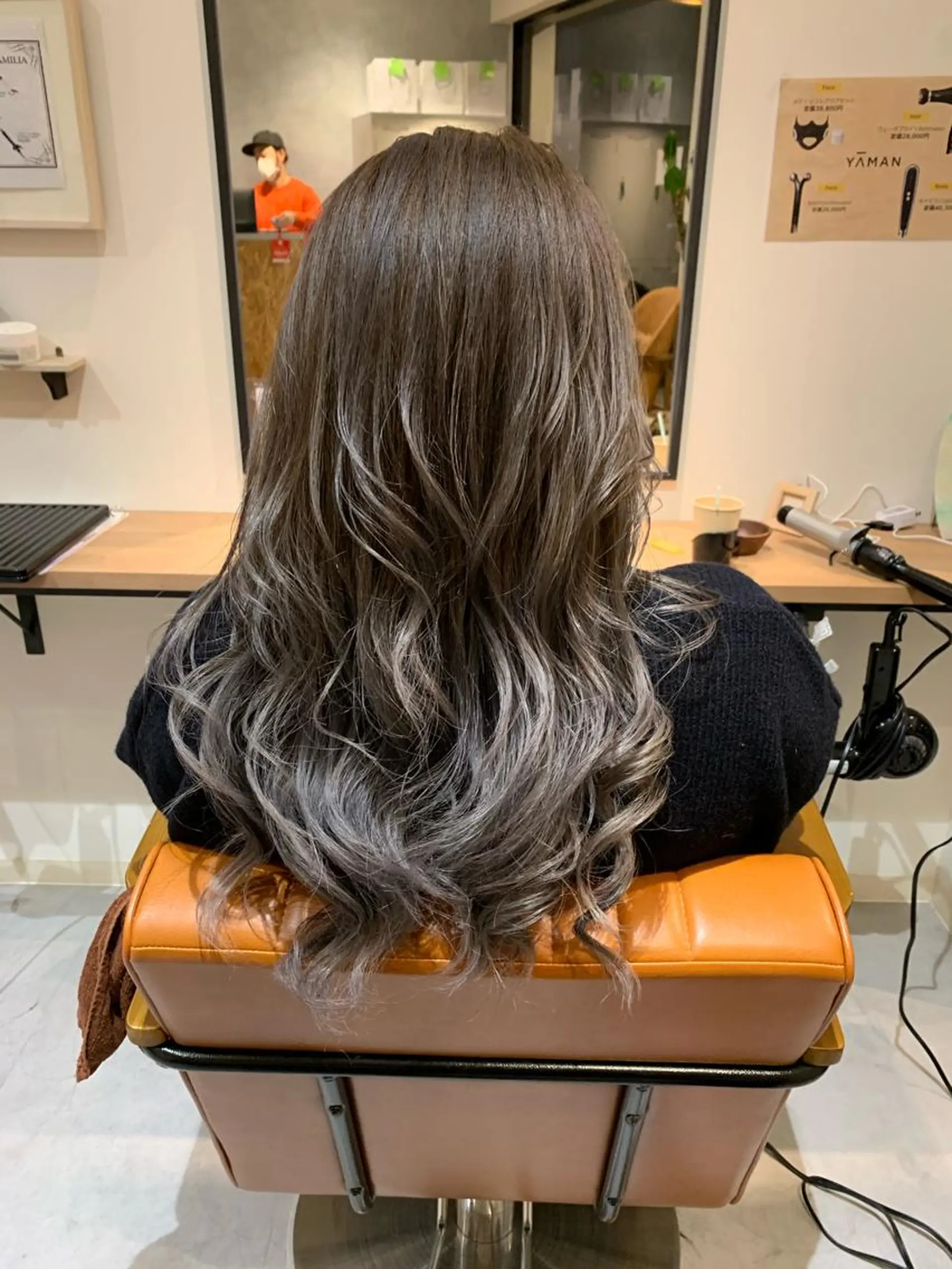 ロング カラー 森田 尚貴のヘアスタイル