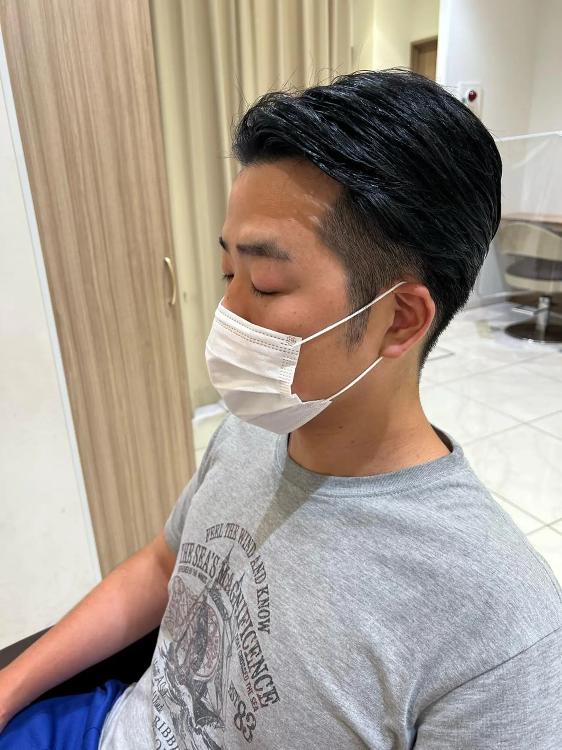 メンズ 顔周り/韓国レイヤー junkaのヘアスタイル