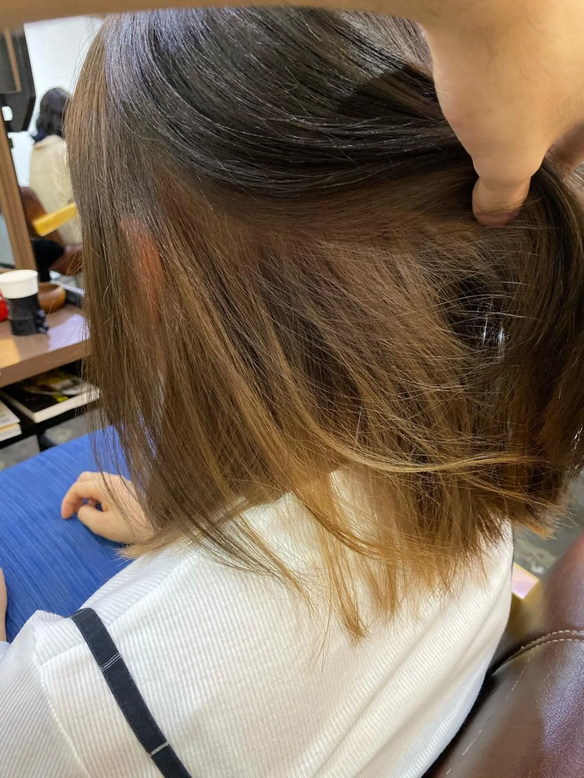 ミディアム カラー 【艶髪×韓国風】 毛流れ職人 RYOのヘアスタイル