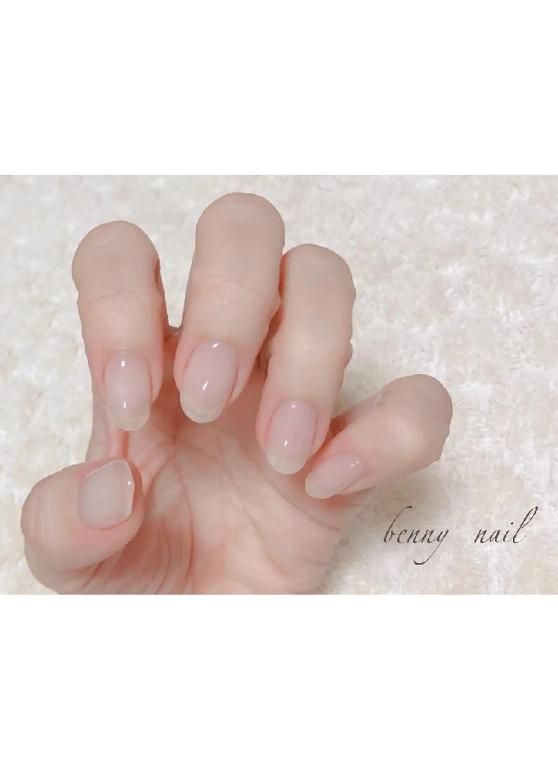 ネイル クリアネイル 最終受付23時半 benny nailのネイルデザイン