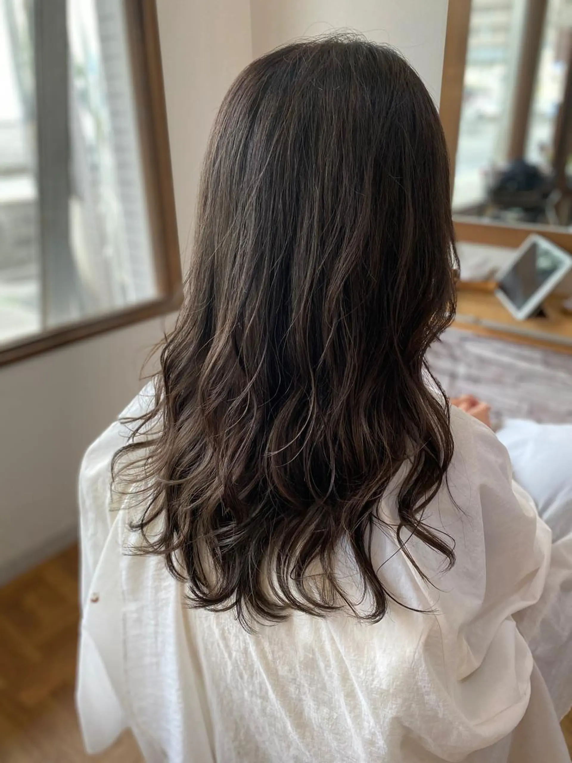 セミロング カラー N-plants 和泉中央店のヘアスタイル