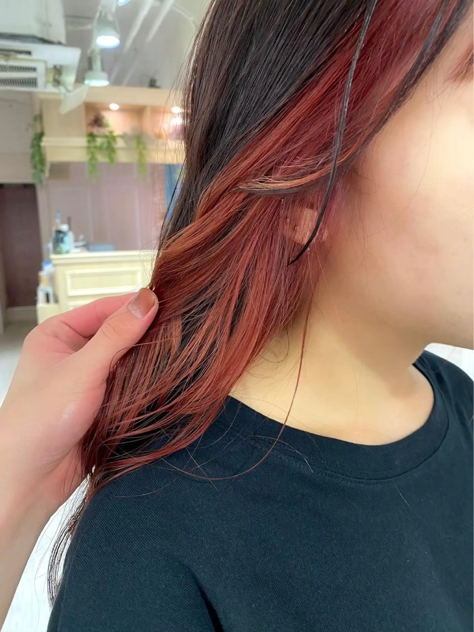 ロング カラー パーマ ヘアアレンジ レイヤー縮毛矯正 ささきすずね💗のヘアスタイル