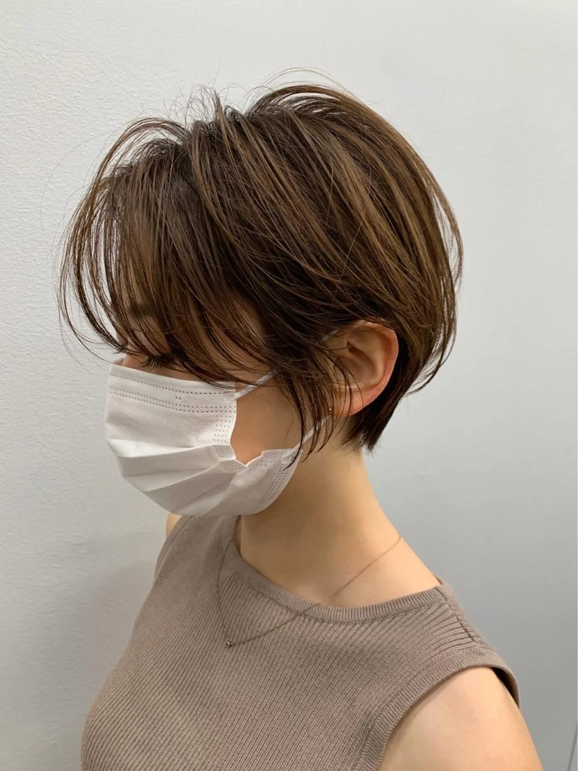 ショート カラー 京都レイヤーカット/ 縮毛矯正/羽柴りくのヘアスタイル