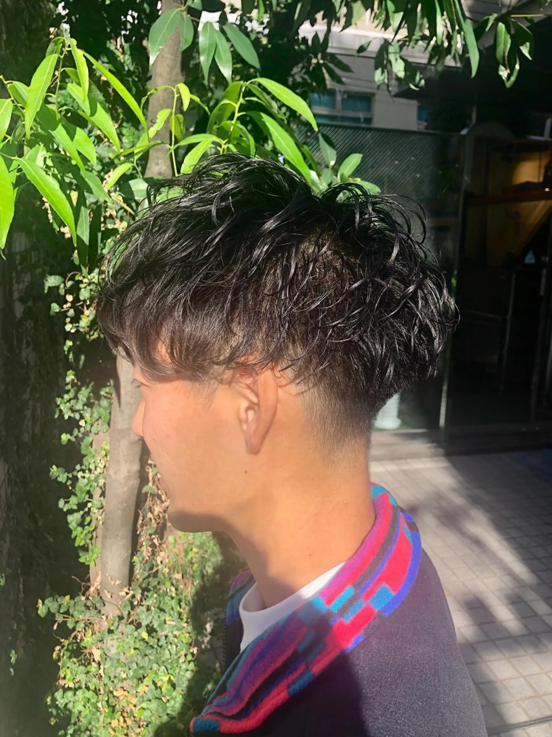 パーマ メンズ マッシュ メンズパーマ ボブ/髪質改善/ レイヤー/池澤慎人のヘアスタイル