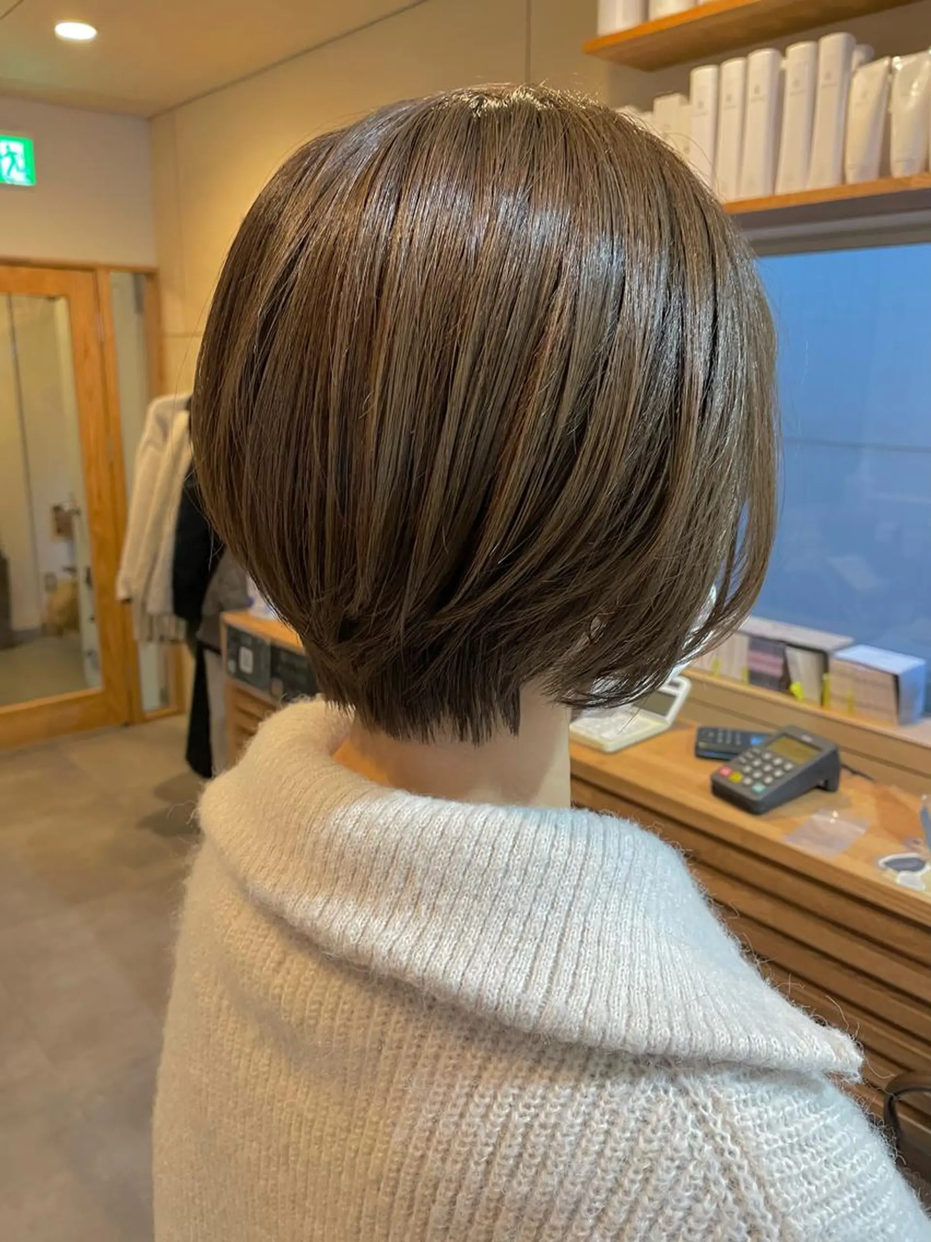 ショート カラー ショートヘア カット クワハラ イオリのヘアスタイル