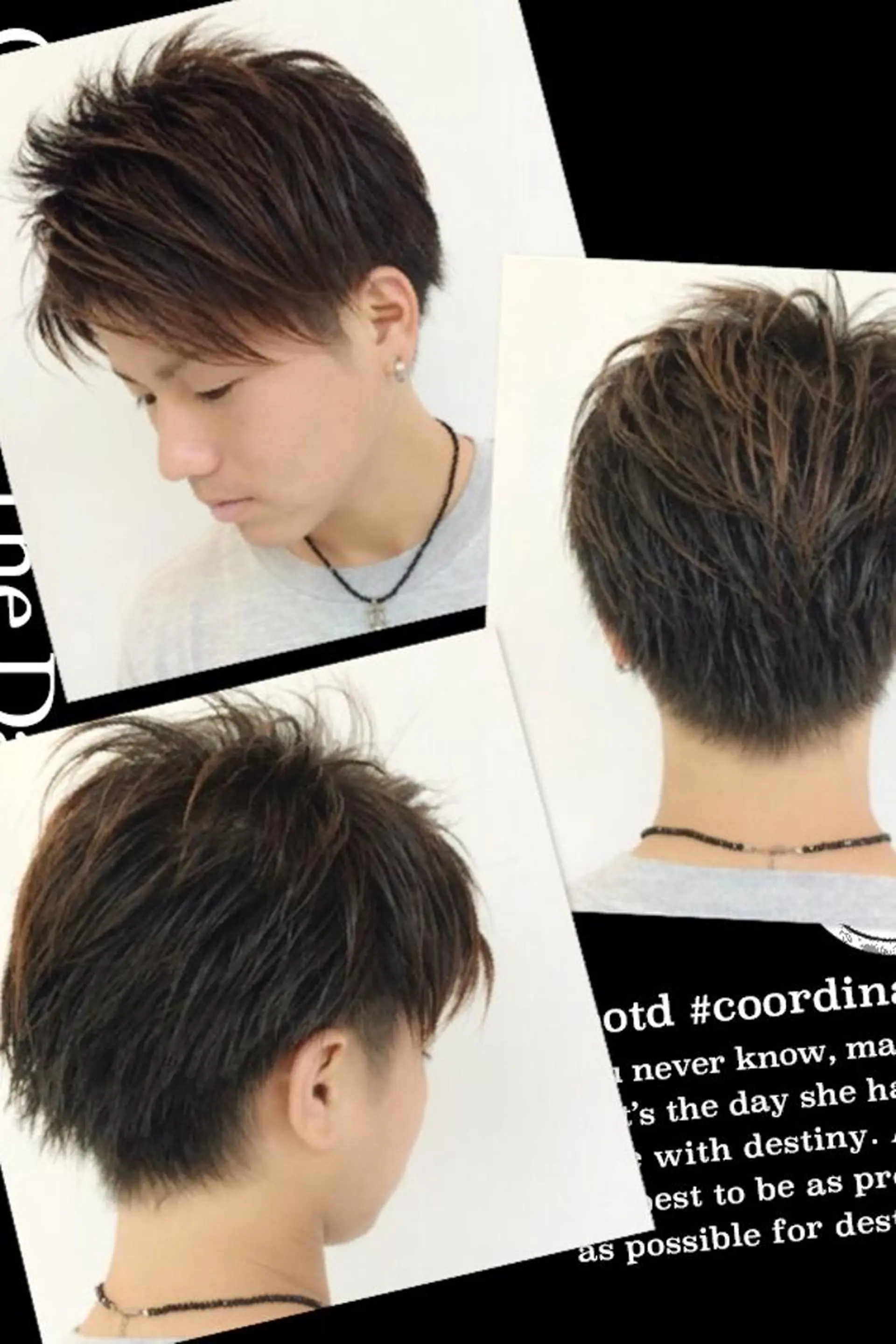 ショート メンズ ショートヘア LOVE N°21所属・Ｋ△Ｎ△♡かな ヘア&まつげのマツエク・マツパデザイン