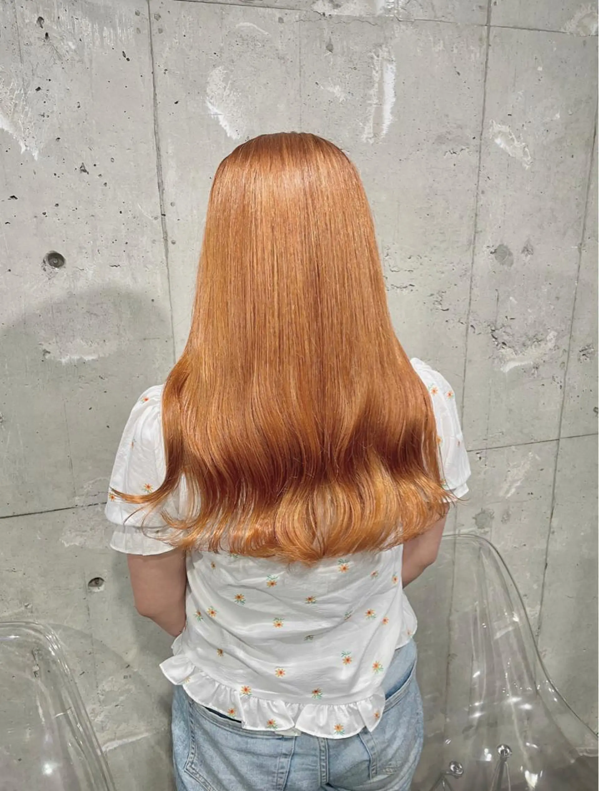 ロング カラー ヘアカラー トリートメント ヘッドスパ ヘアセット ベージュカラー💖 やすひろのヘアスタイル
