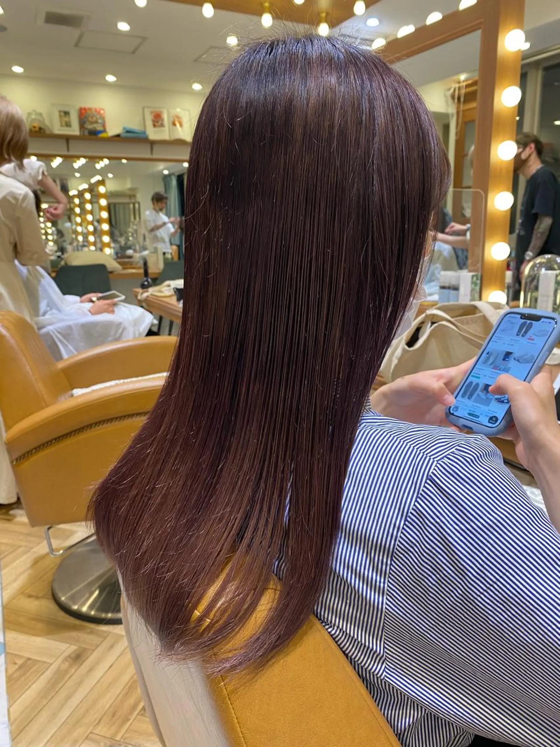 ロング カラー ヘアカラー 縮毛矯正 トリートメント 髪質改善/ボブ/ ハイトーン❣️yuiのヘアスタイル