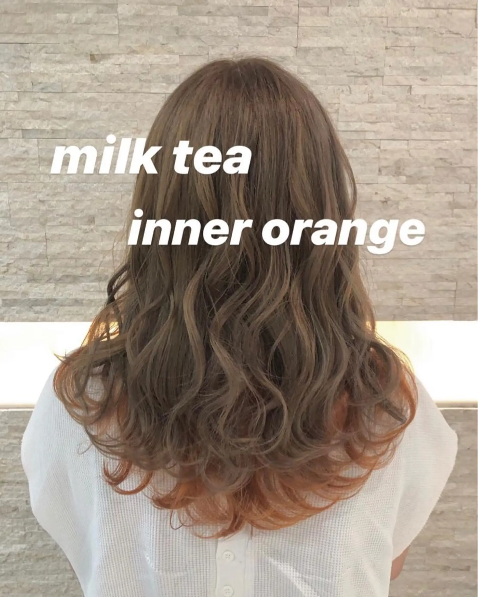 ロング カラー 韓国/インナーカラー 🍑YUI🍑のヘアスタイル