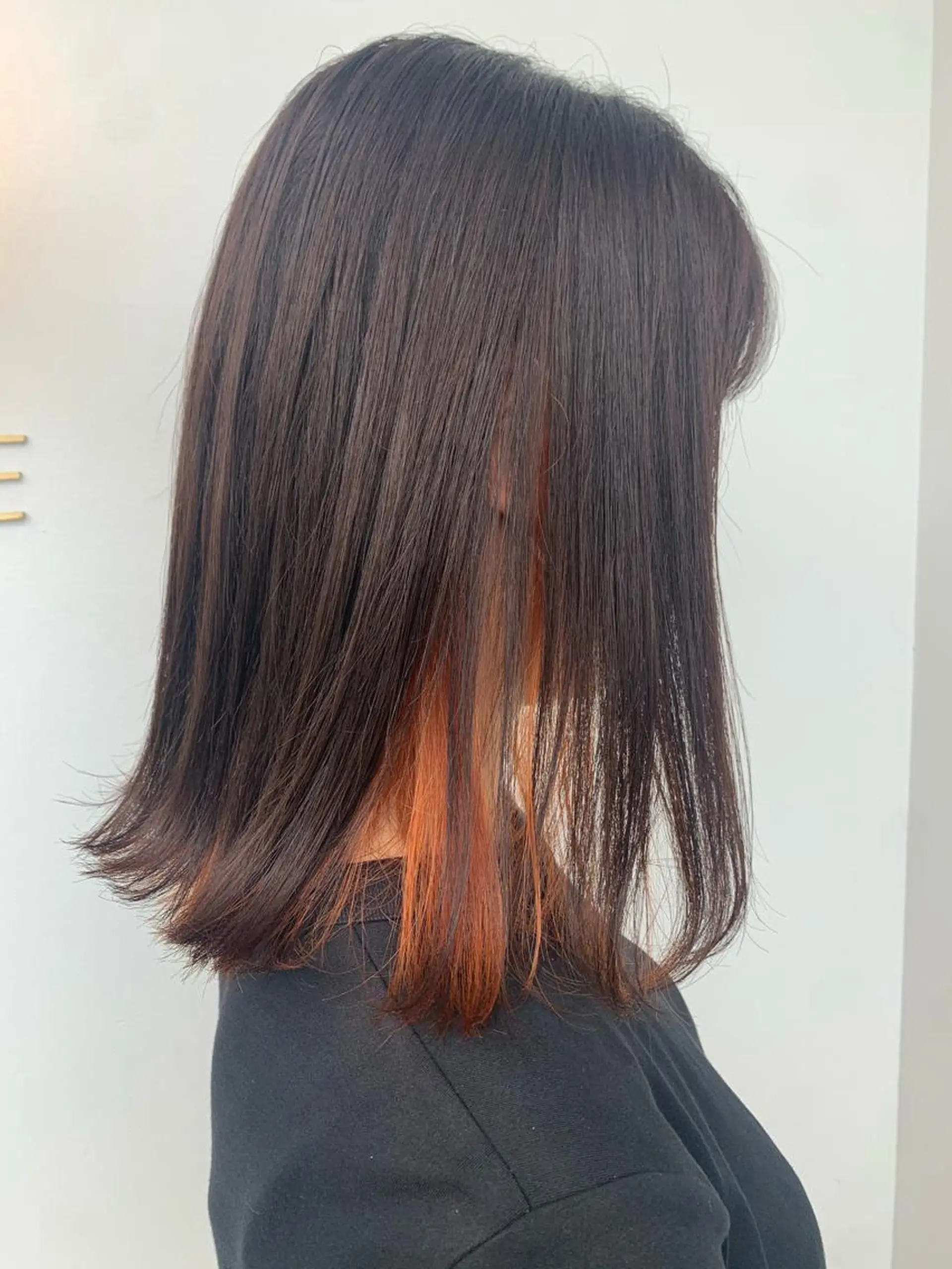 ミディアム カラー ベージュカラー ブラウンカラー ブラウンベージュ オレンジ 中目黒🌼 🌼ハナのヘアスタイル