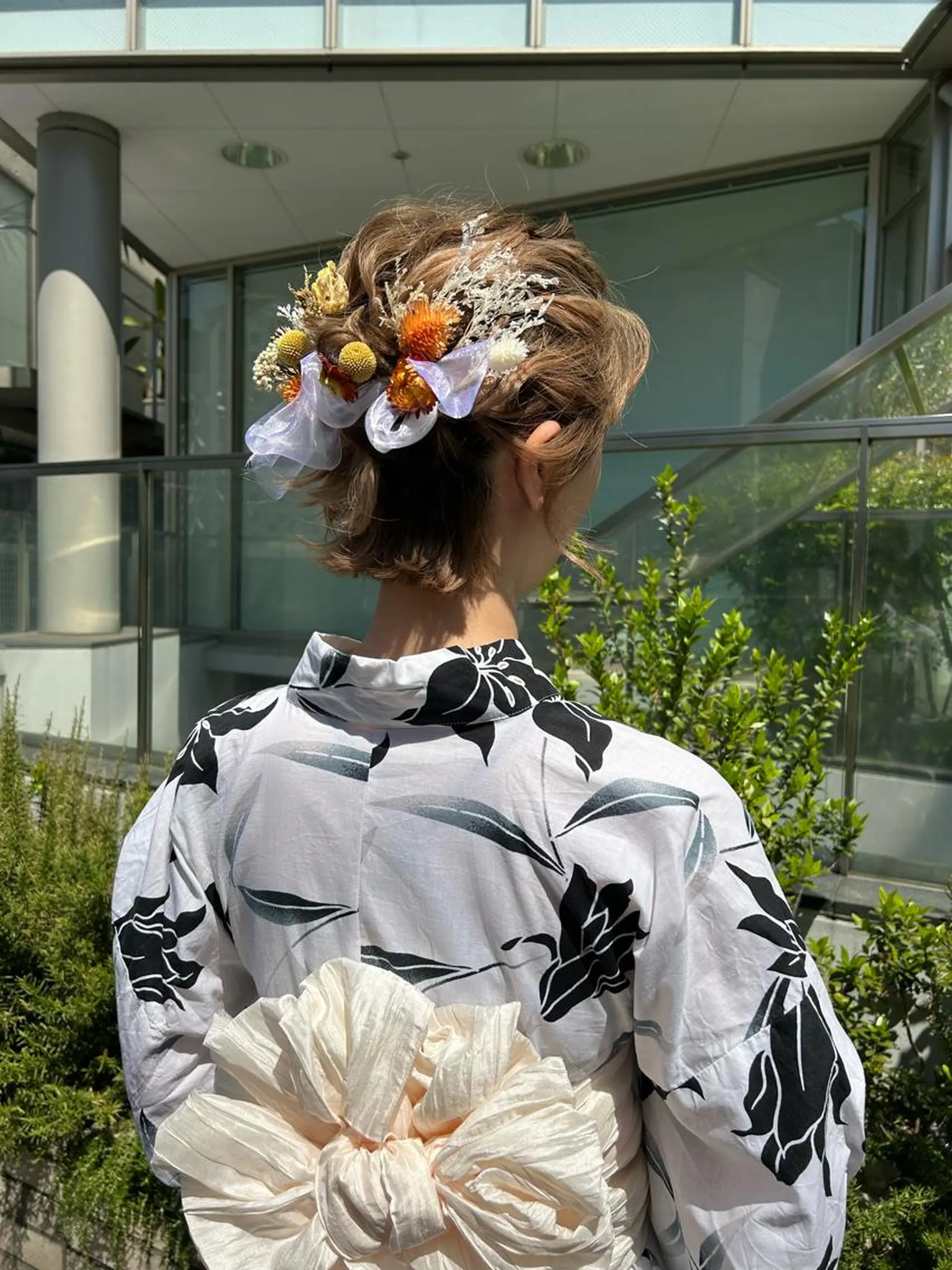 ミディアム 卒業式のヘアスタイル 学生 韓国風ヘア 浴衣 当日予約大歓迎💕/ Chisatoのその他イメージ