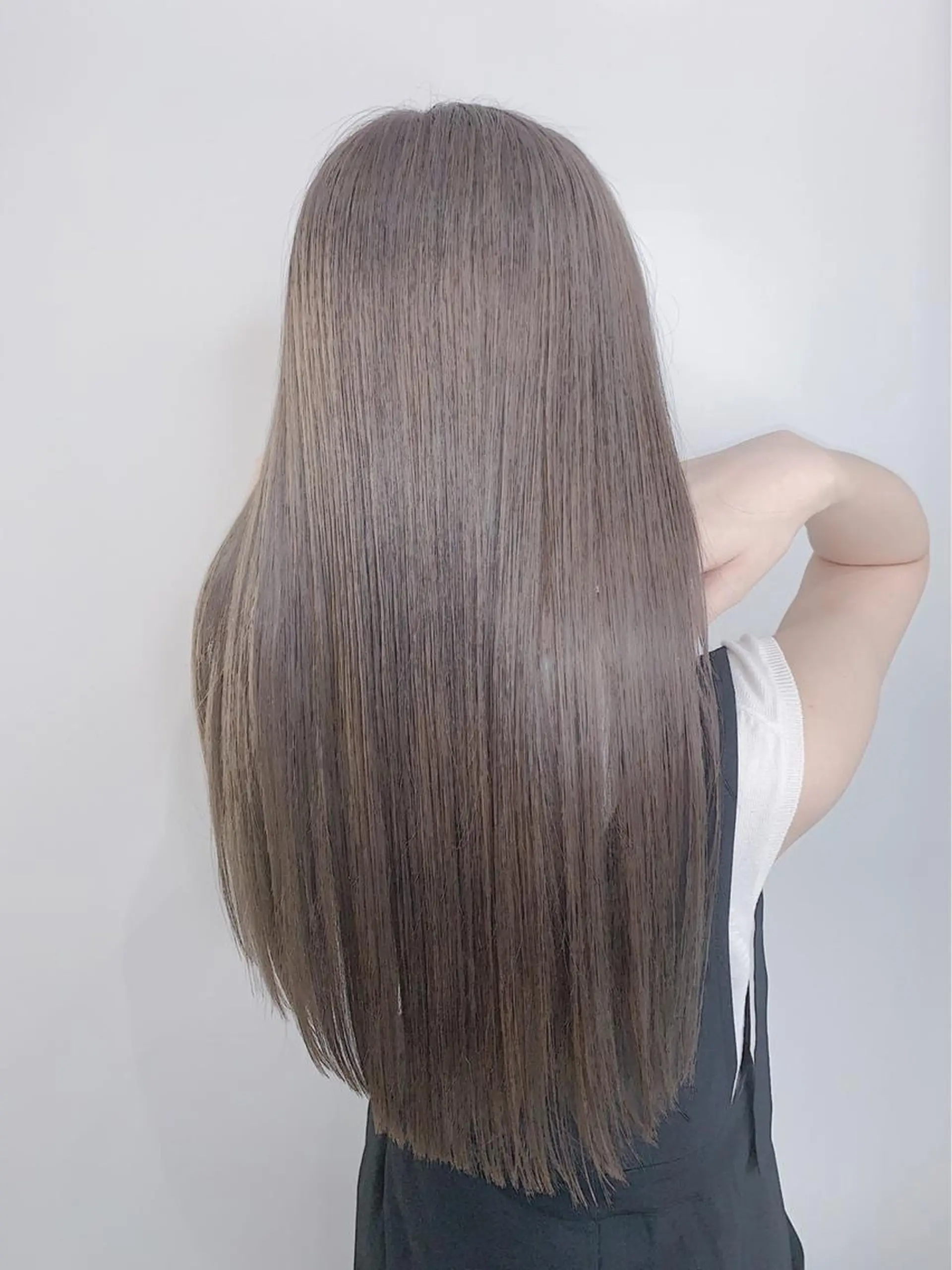 ロング ヘアカラー トリートメント ma naのヘアスタイル