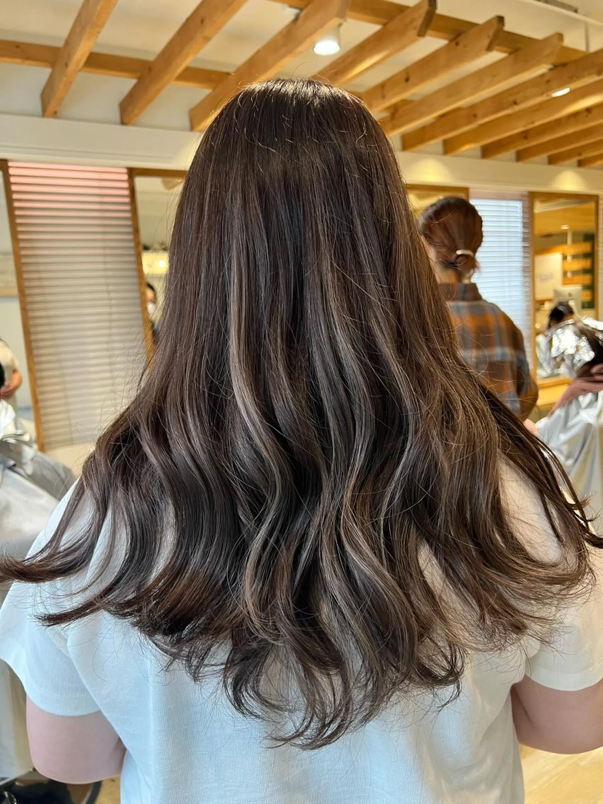 セミロング ヘアカラー トリートメント 渋谷ハイトーン/ デザインカラー阿部のヘアスタイル