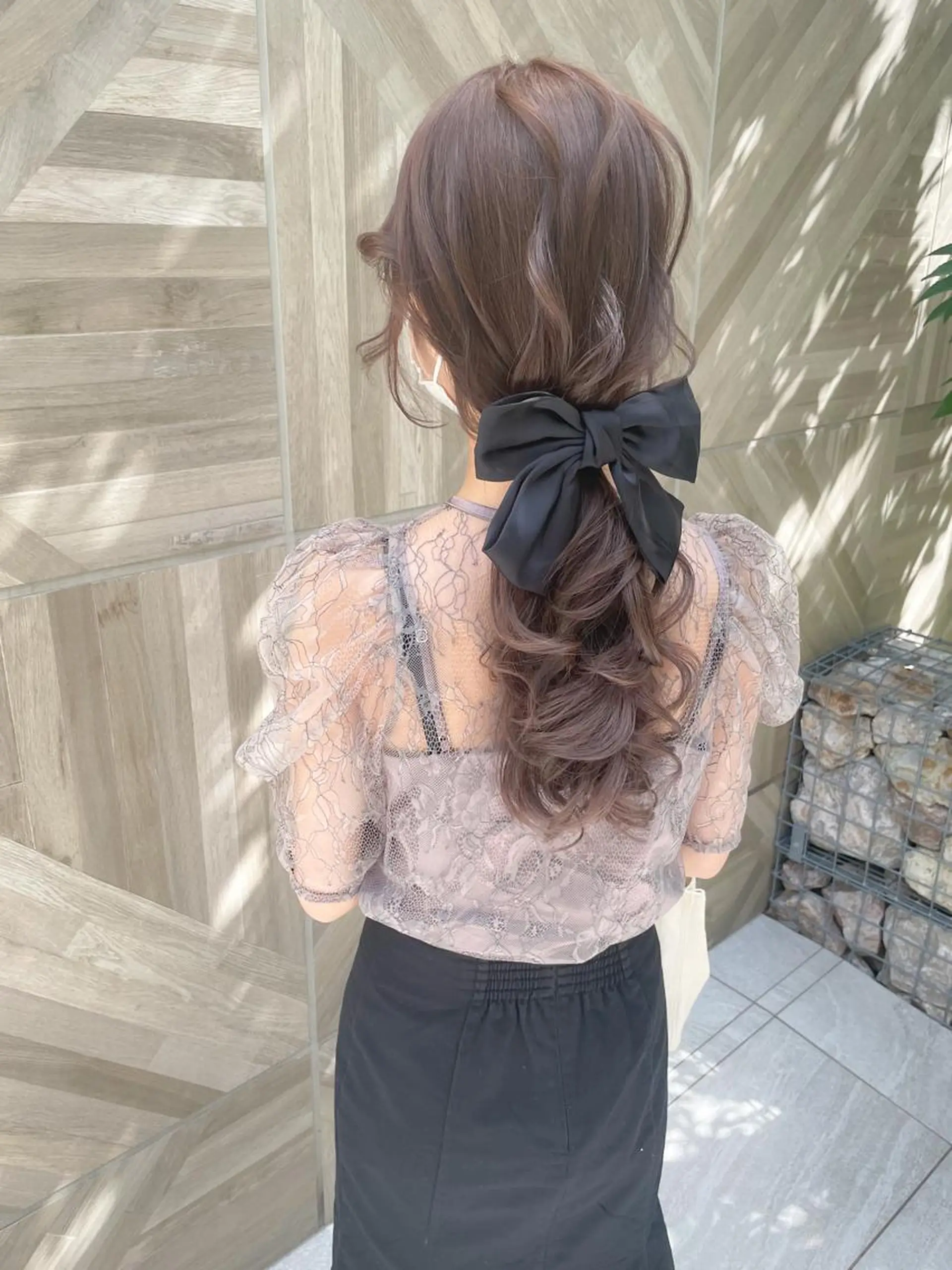 ロング カラー ヘアアレンジ ショコラグレージュ グレージュ autre所属・大久保 ひでなりのヘアスタイル