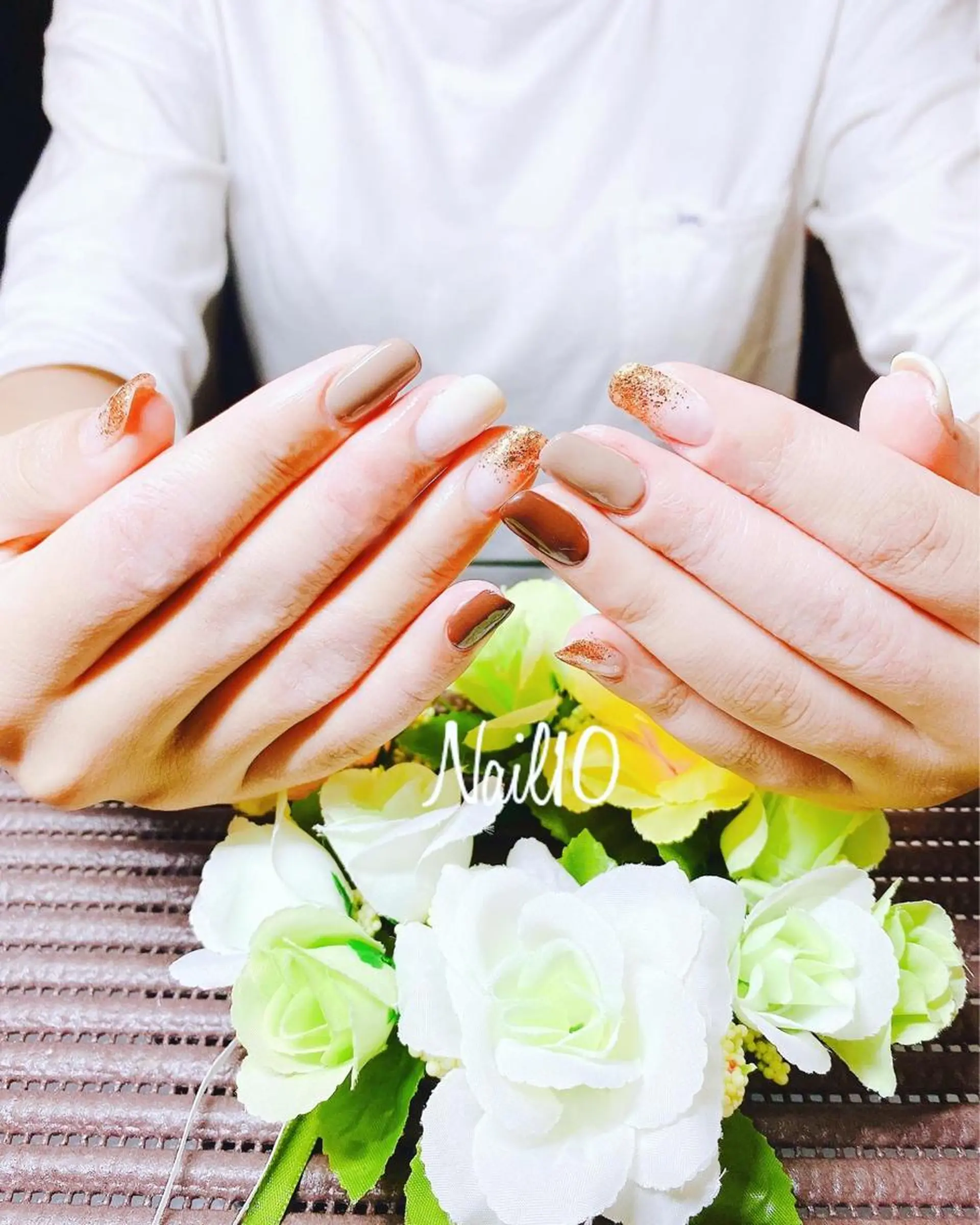 ネイル ラメ(グリッター) ラメグラデーション Nail10 Kakoのネイルデザイン