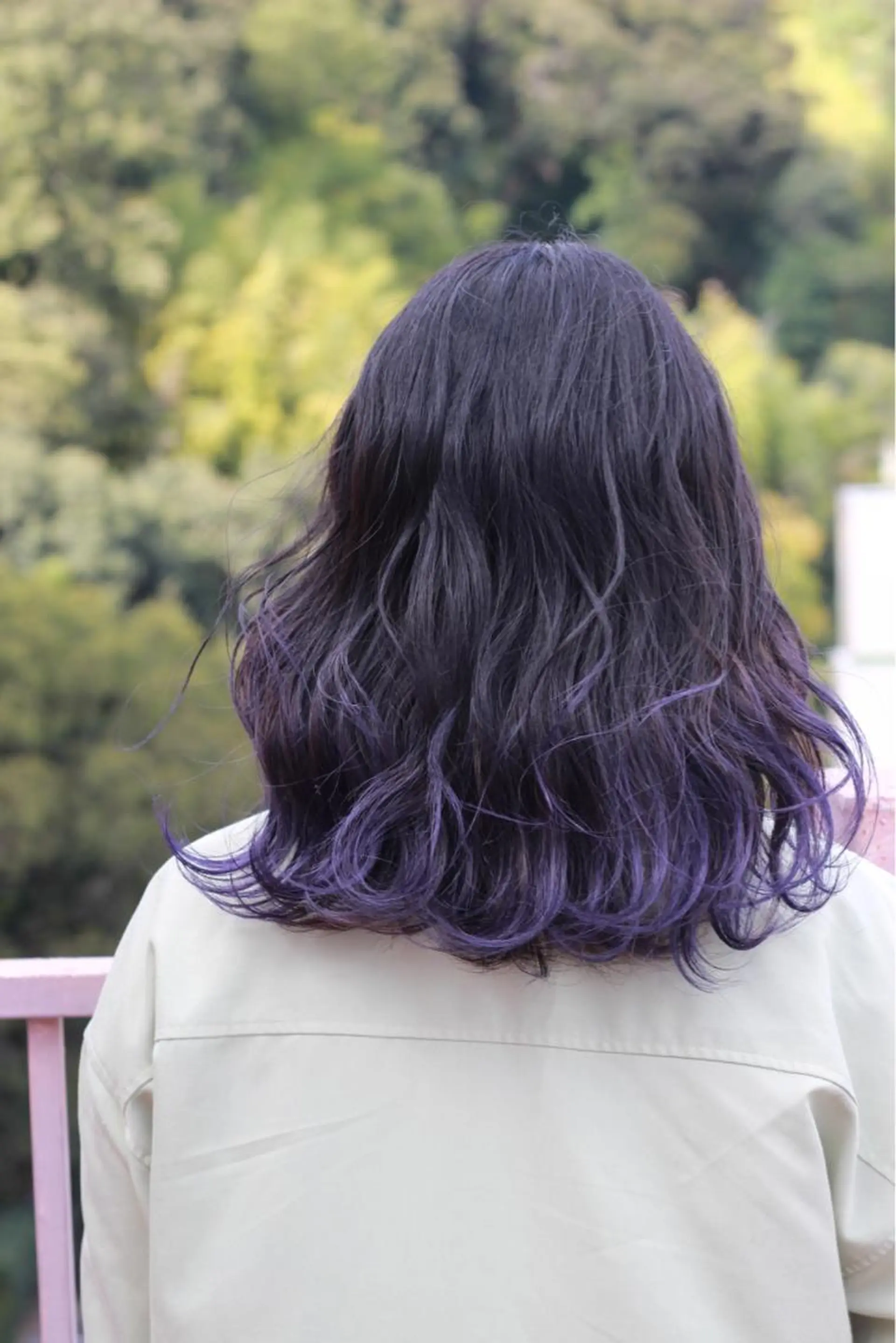 ミディアム カラー グラデーションカラー ラベンダーカラー カット Viage （ビアージュ）のヘアスタイル