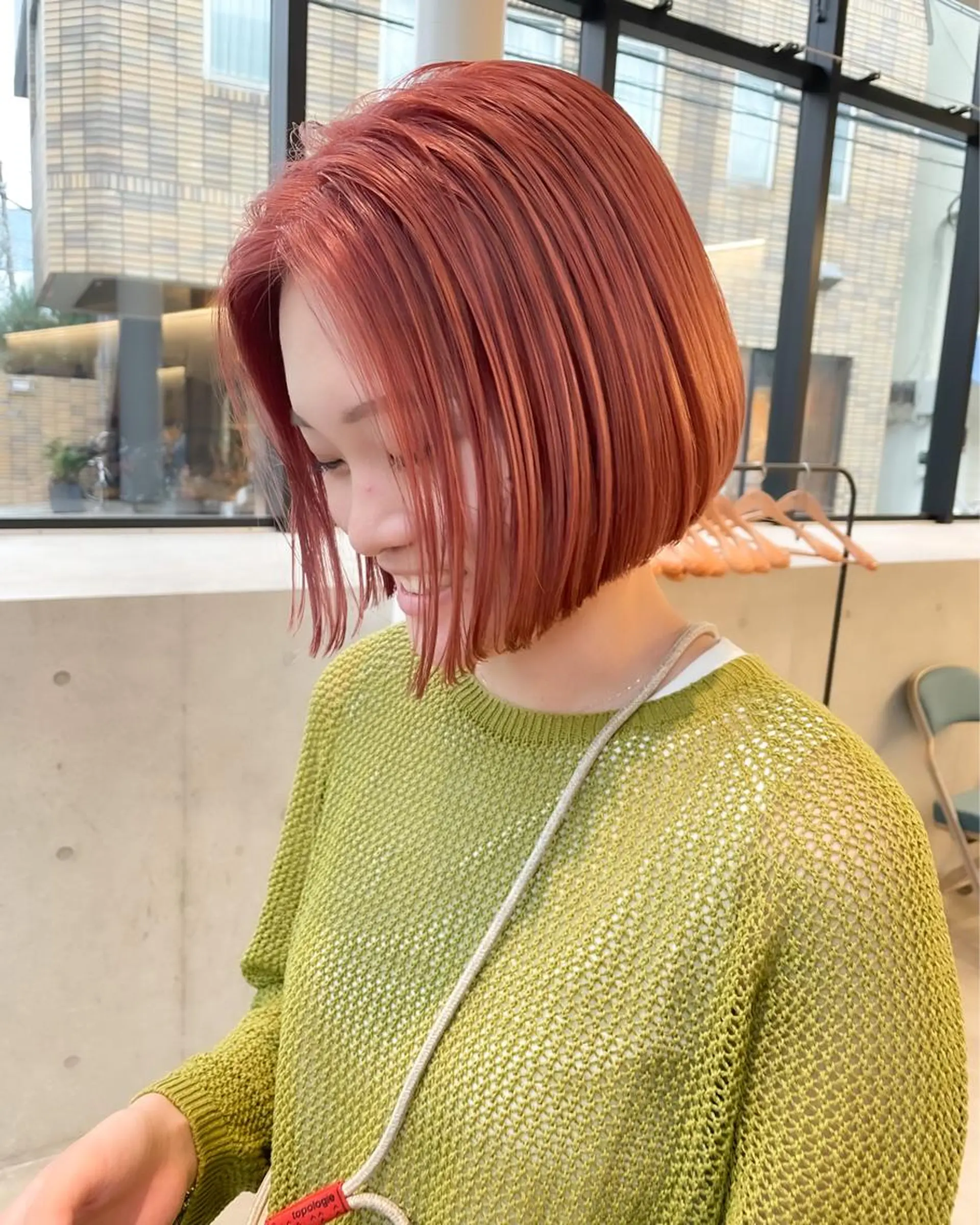 ショート カラー ヘアアレンジ ミニボブ/ブリーチ 🌈MISATOのヘアスタイル