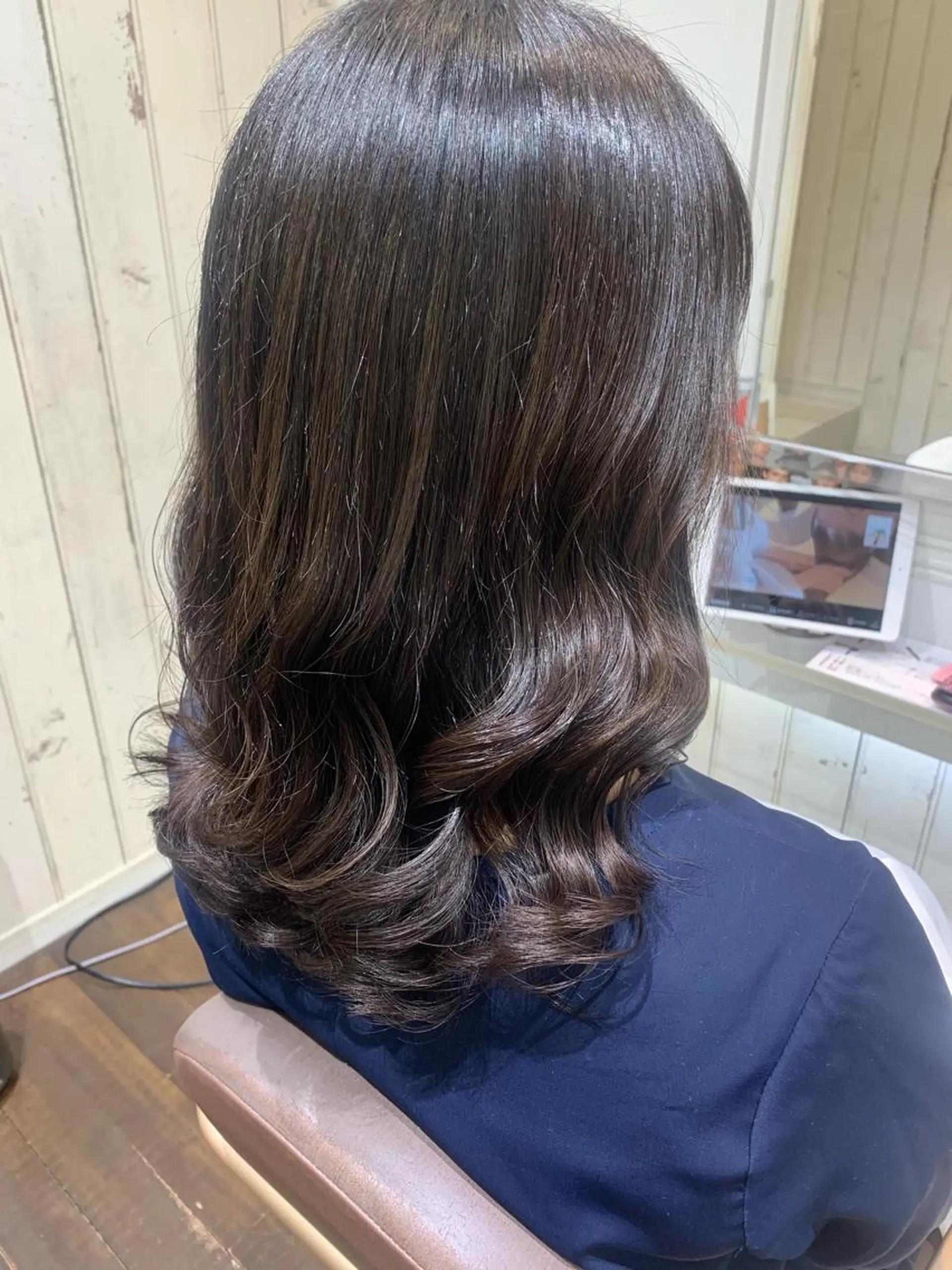 パーマ デジタルパーマ GO TODAY シェアサロン 銀座Arc店所属・デジタルパーマ🫧 韓国風ヘア🫧サクラのヘアスタイル