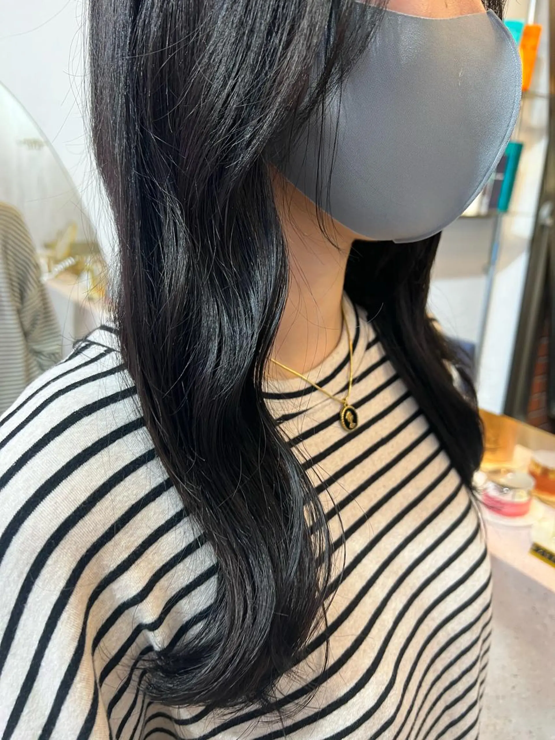 ロング 韓国風ヘア ヘアカラー トリートメント 🎀しゅな/韓国 レイヤー/透明感♡のヘアスタイル