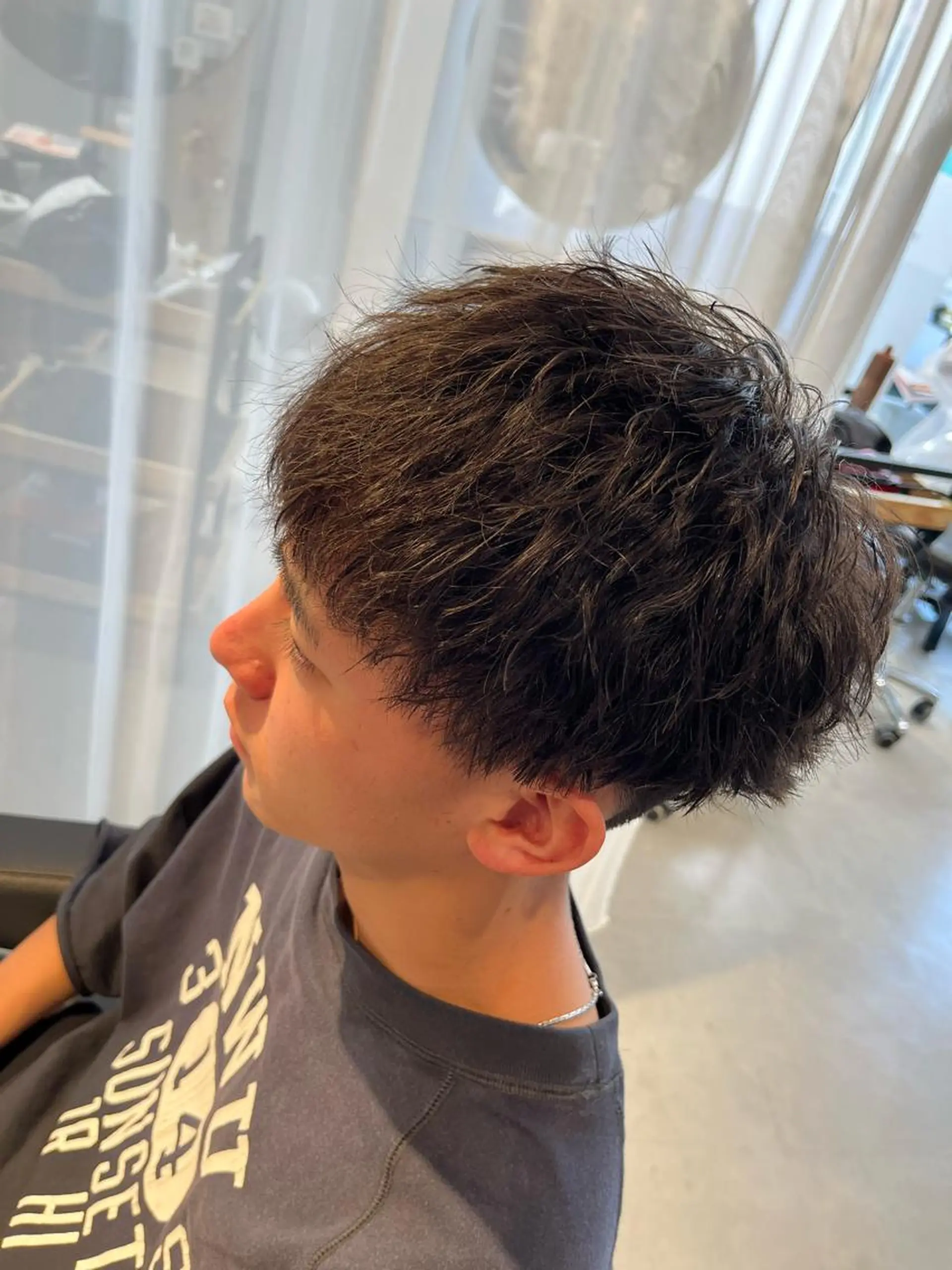 ショート パーマ メンズ APREKO RIKUのヘアスタイル