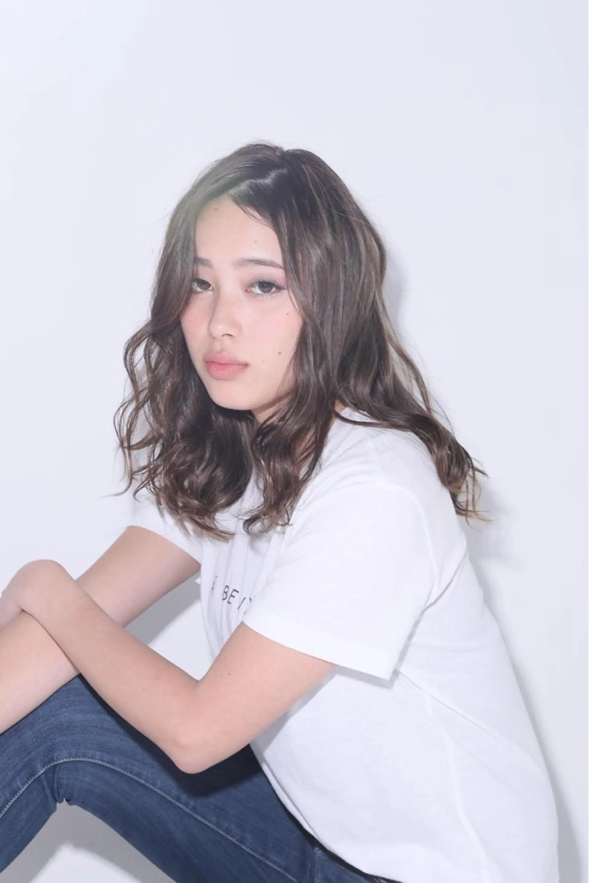 ミディアム カラー brace今里店店長 加井直樹のヘアスタイル