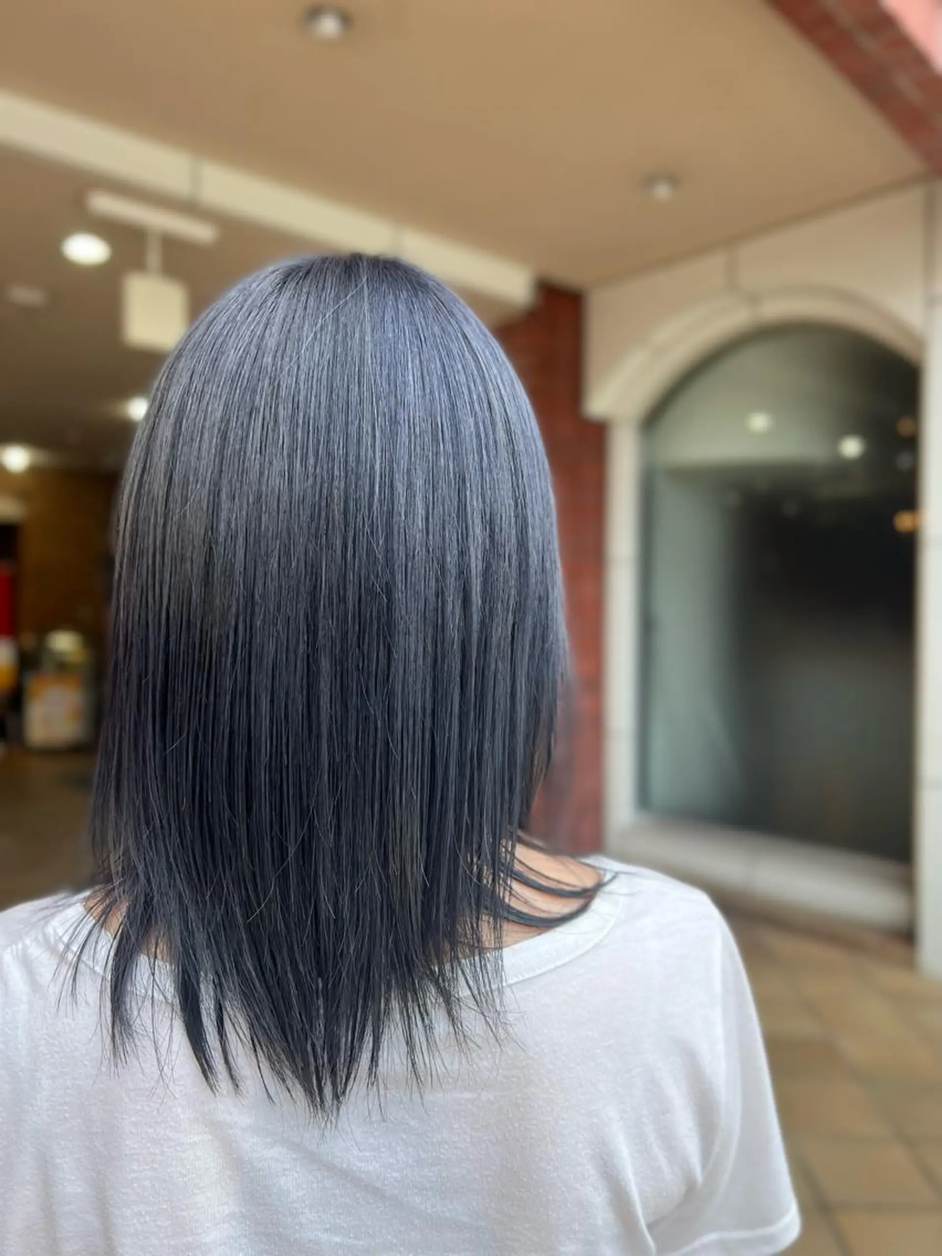 ミディアム カラー アッシュ アッシュグレー 藤川 瑛梨奈のマツエク・マツパデザイン