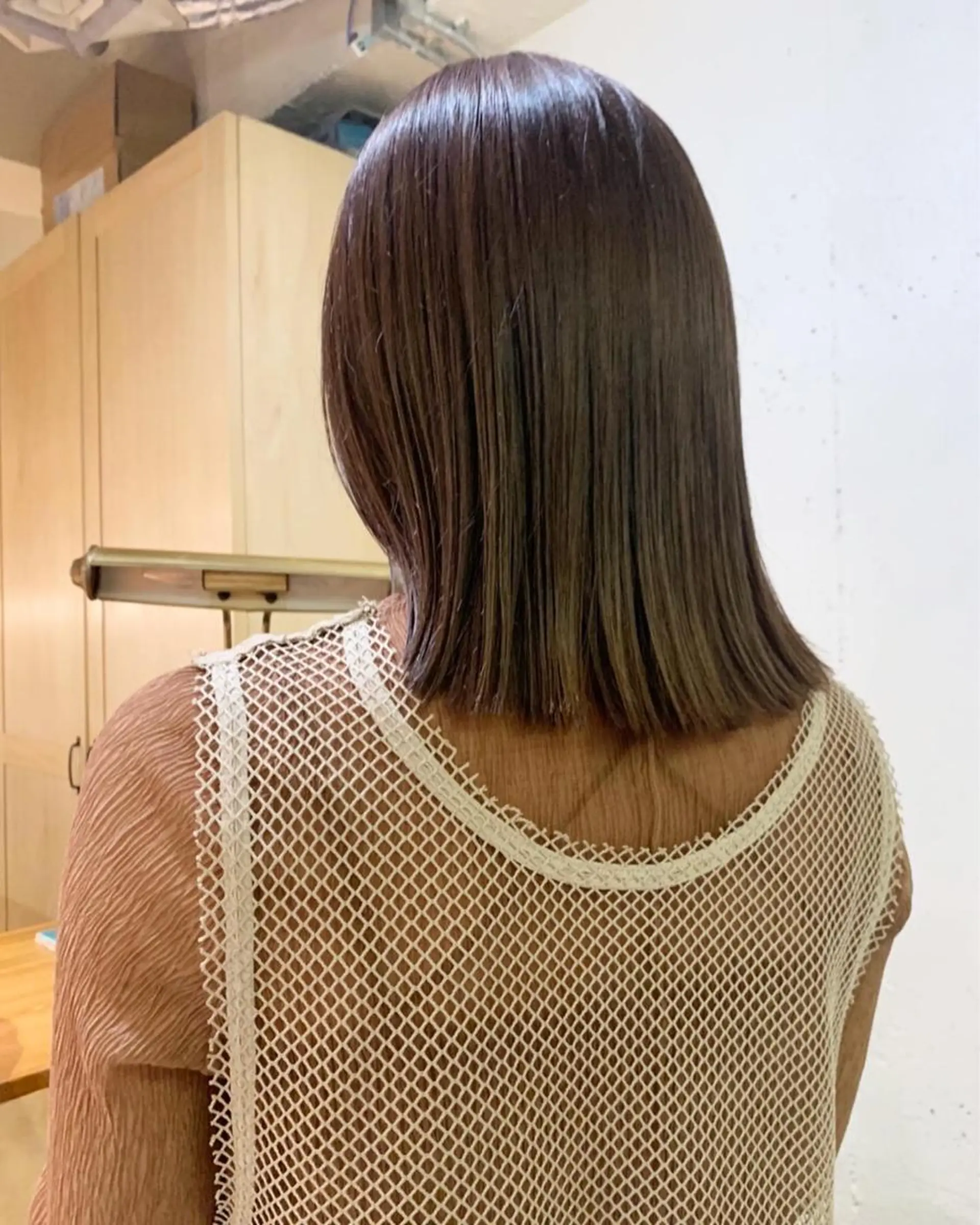 ミディアム パーマ美容師 hanaのヘアスタイル