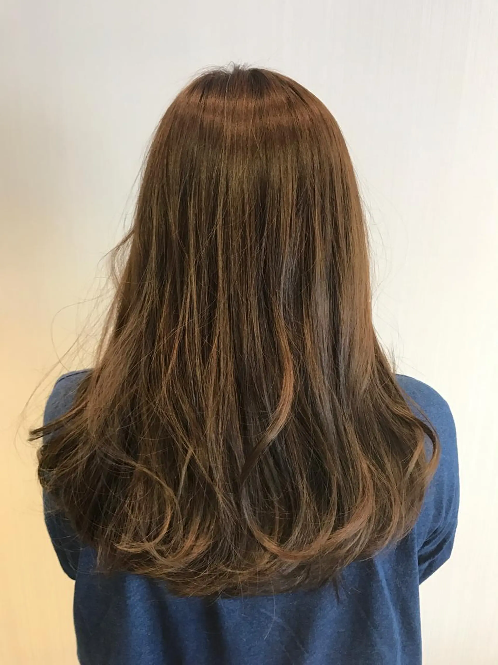 ロング カラー ひろせ かなのヘアスタイル